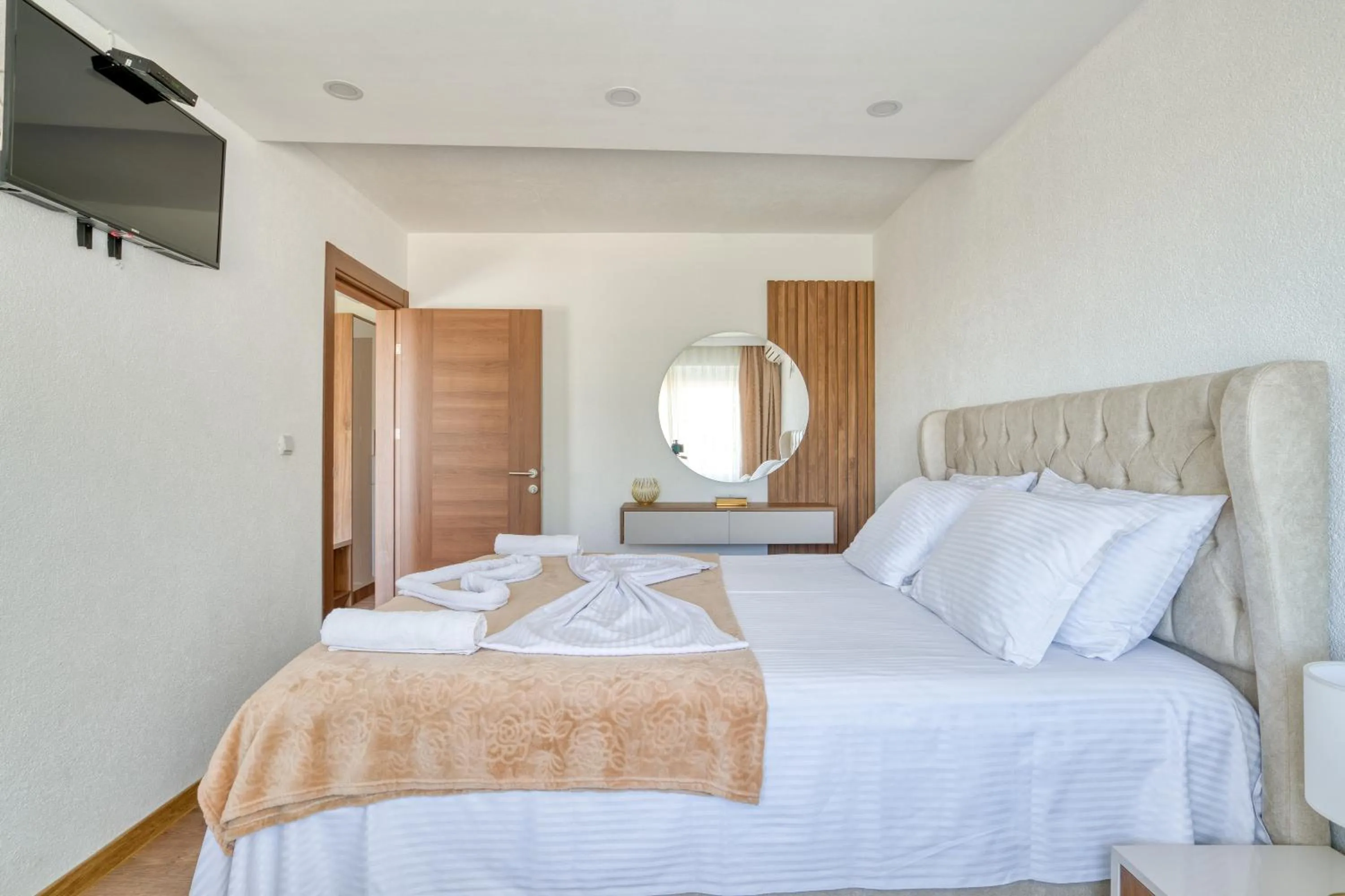 Bed in Aqua Lounge Aparthotel Ulcinj