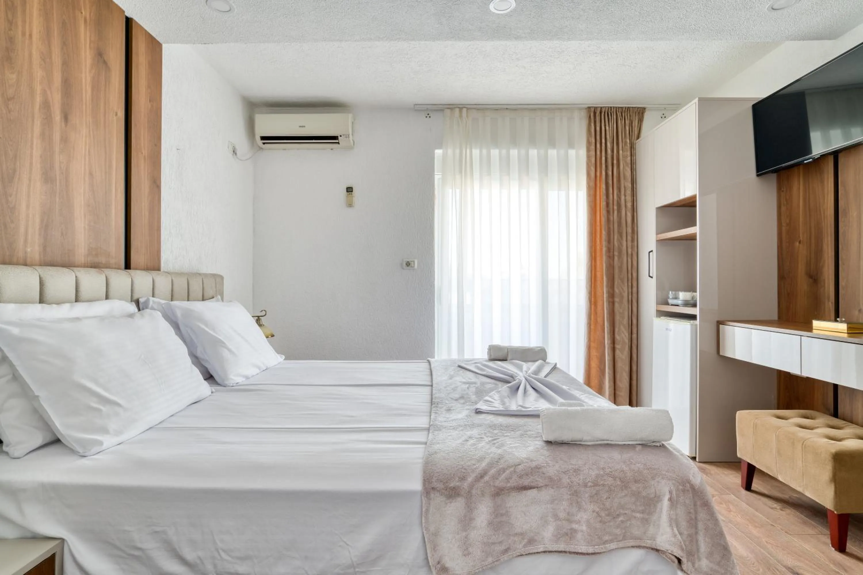 Bed in Aqua Lounge Aparthotel Ulcinj