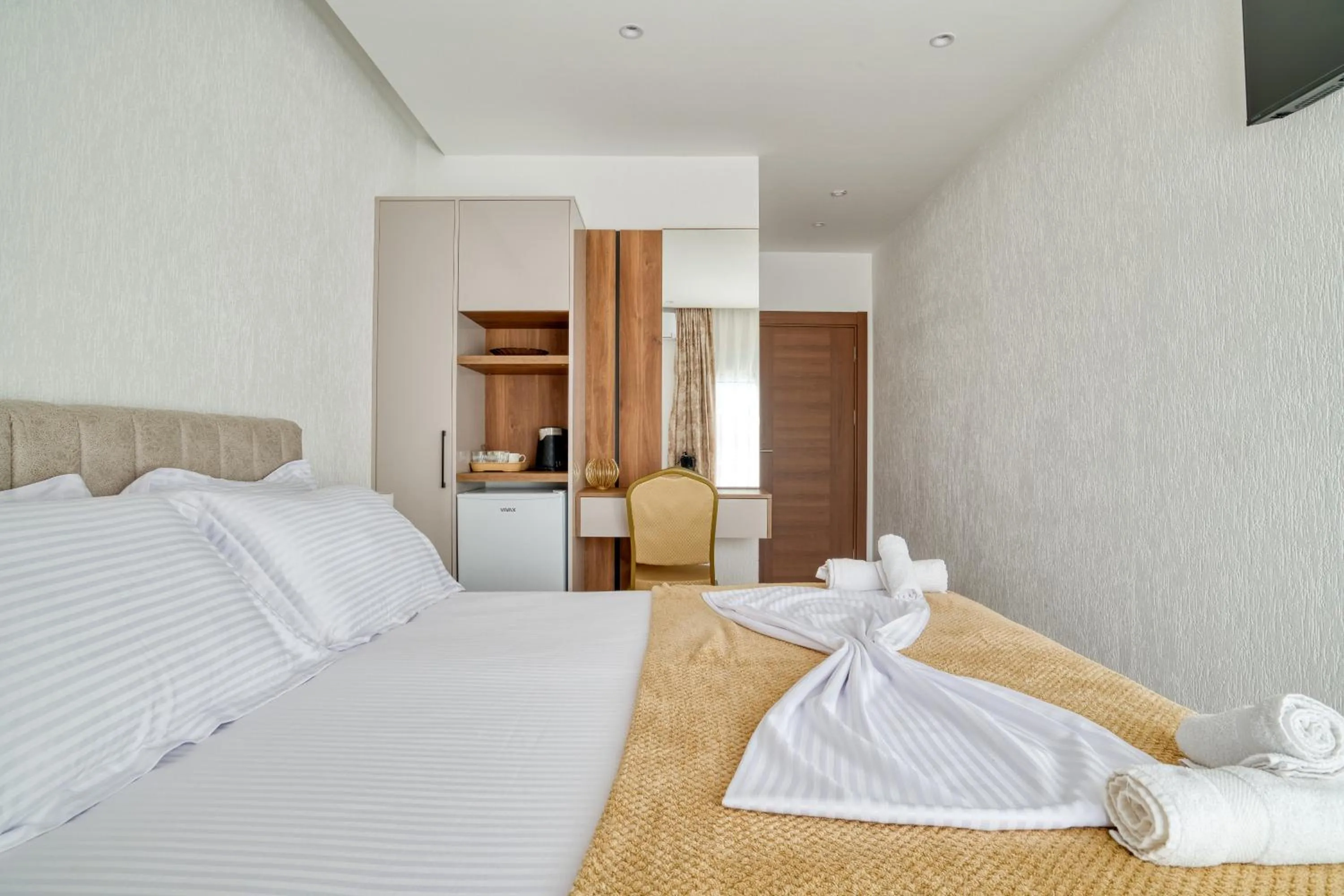 Bed in Aqua Lounge Aparthotel Ulcinj