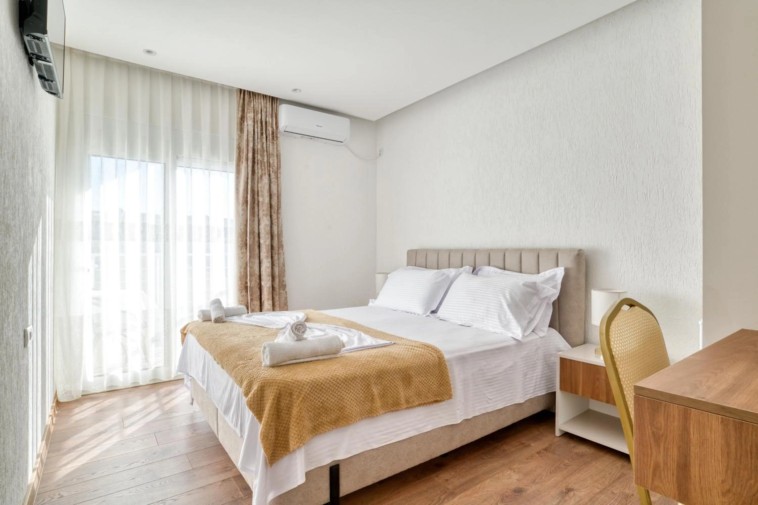 Bed in Aqua Lounge Aparthotel Ulcinj