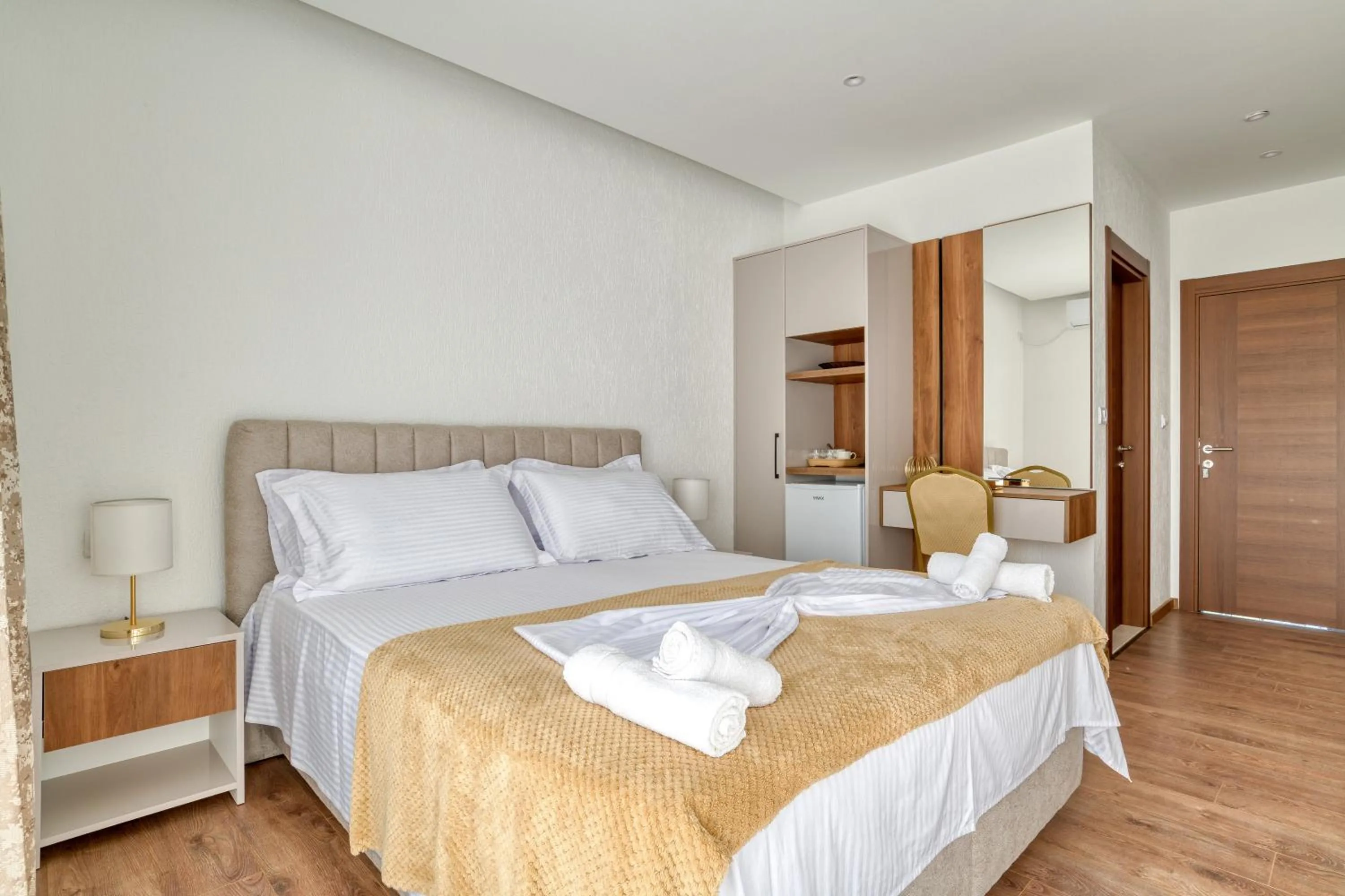 Bed in Aqua Lounge Aparthotel Ulcinj