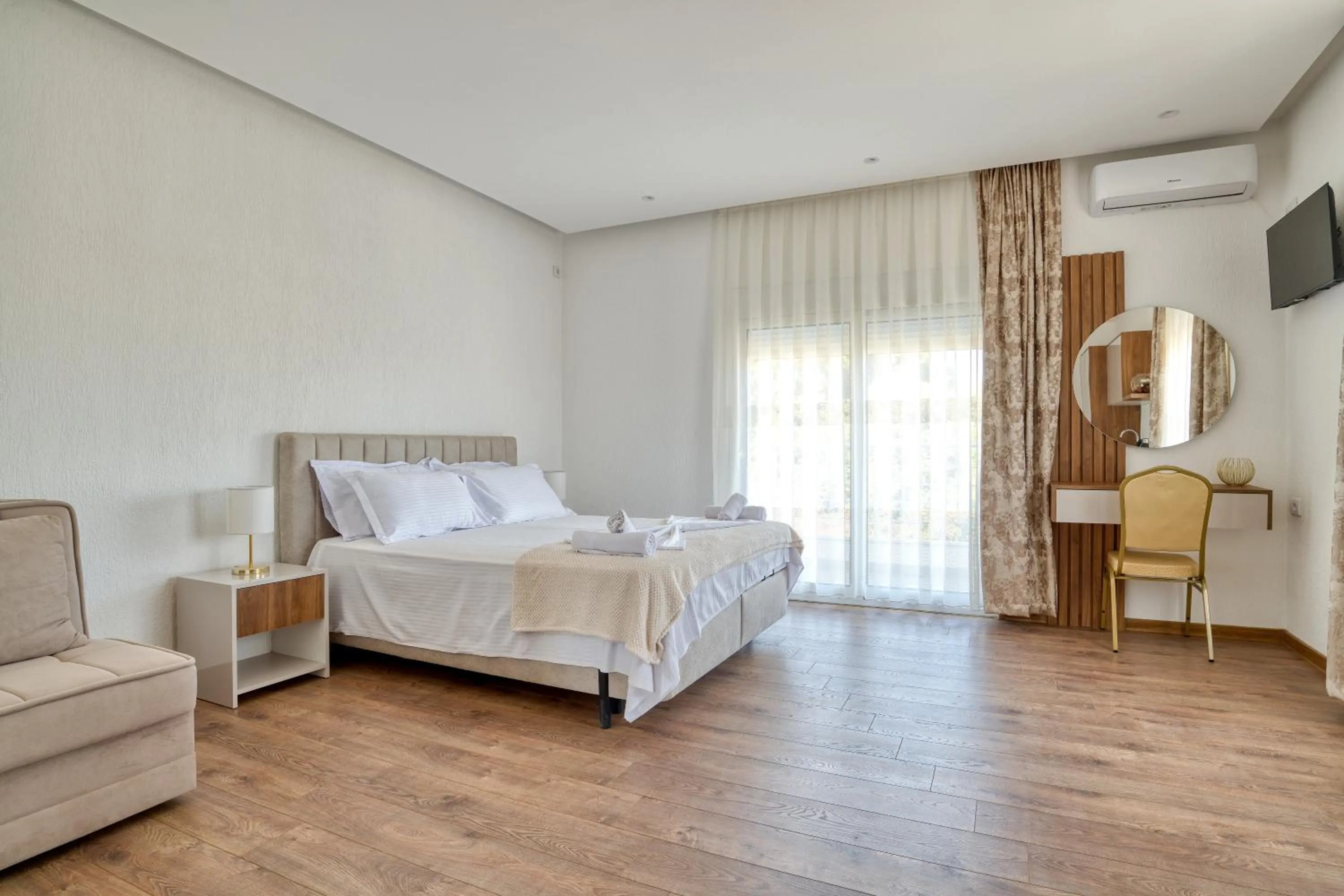 Bed in Aqua Lounge Aparthotel Ulcinj