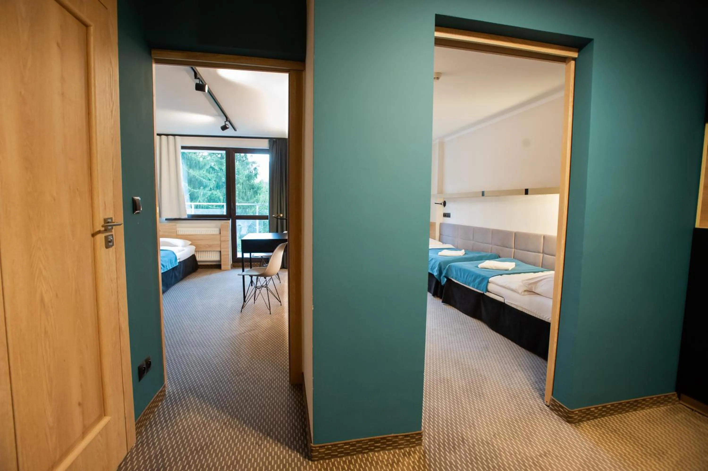 Bed in Hotel Halo Szczyrk