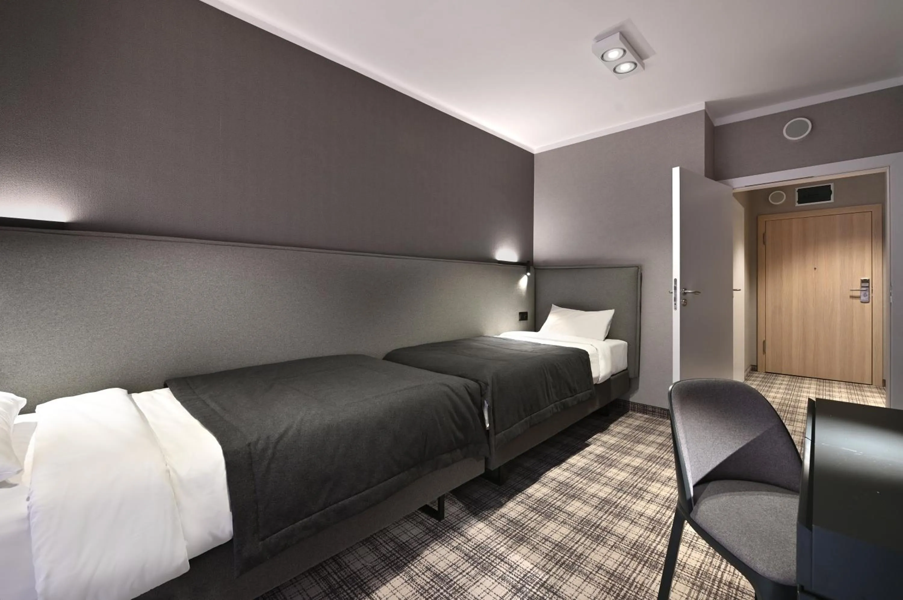 Bed in Hotel Halo Szczyrk