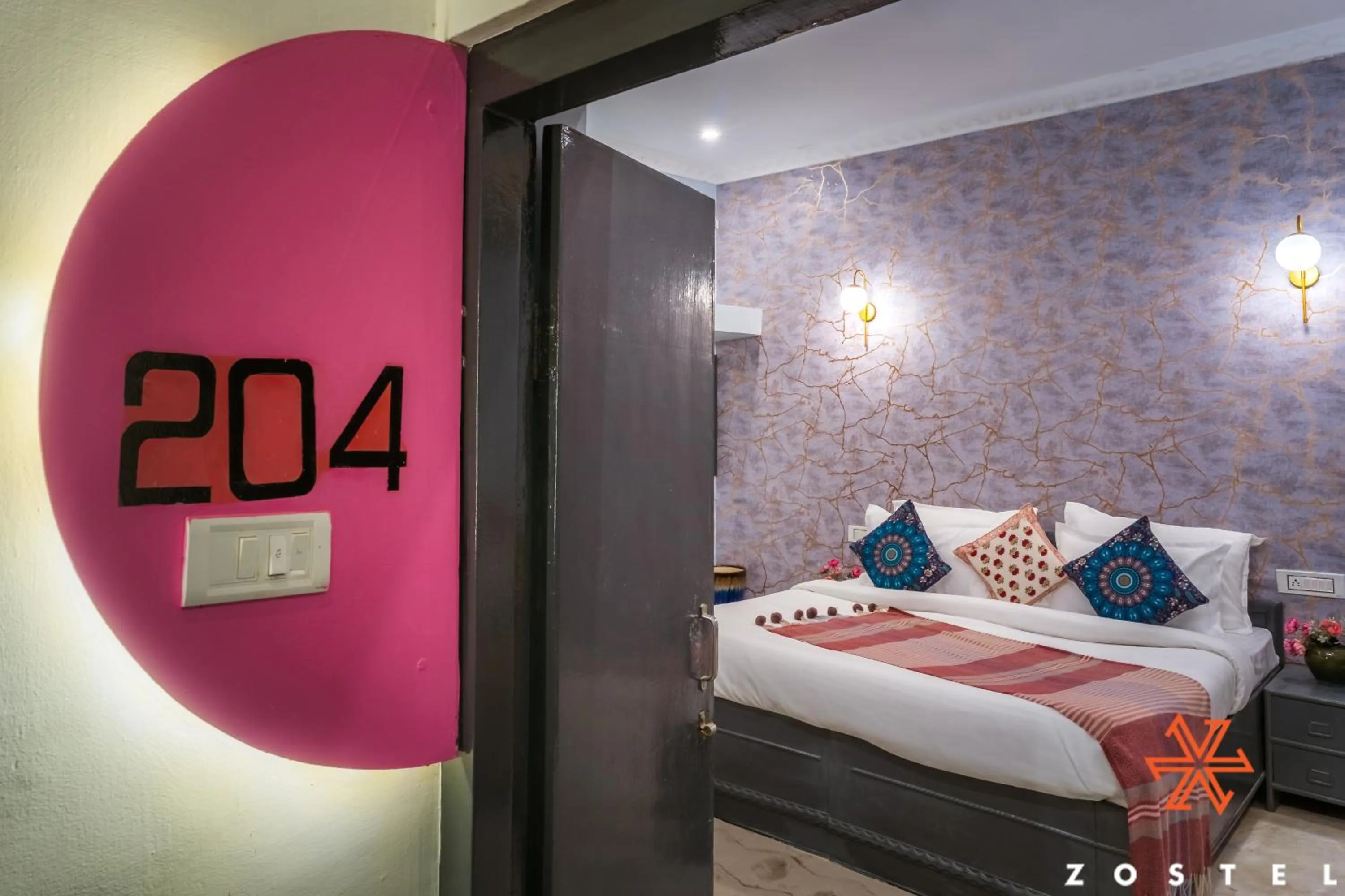 Photo of the whole room, Bed in Zostel Pushkar