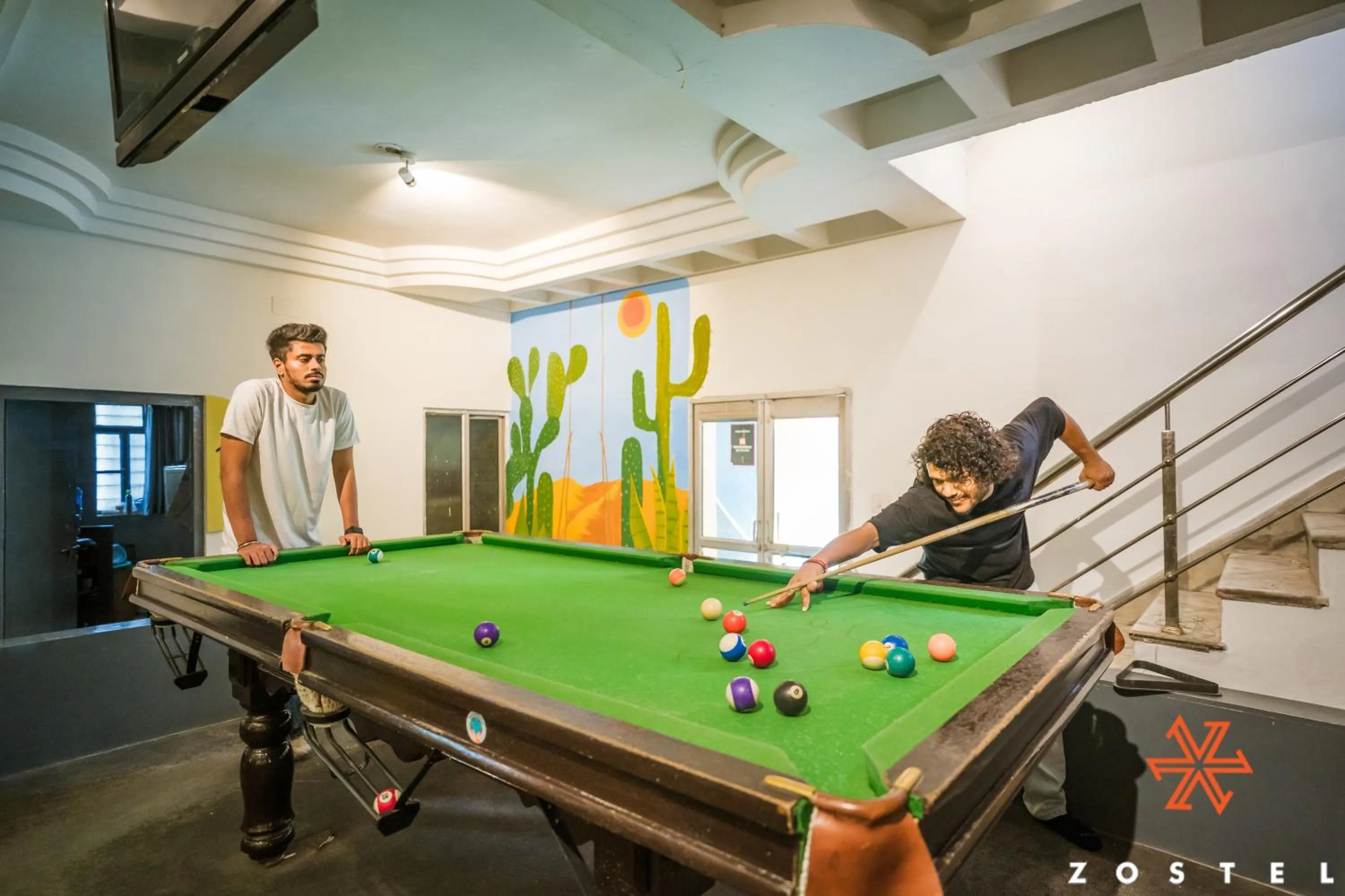 Billiard in Zostel Pushkar