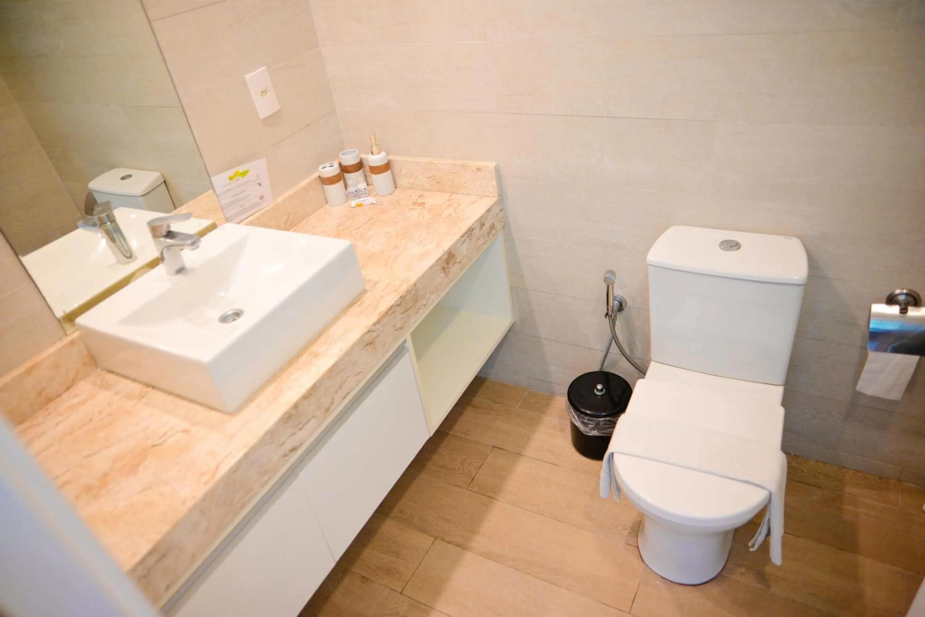 Toilet in Waterfront Apart Hotel