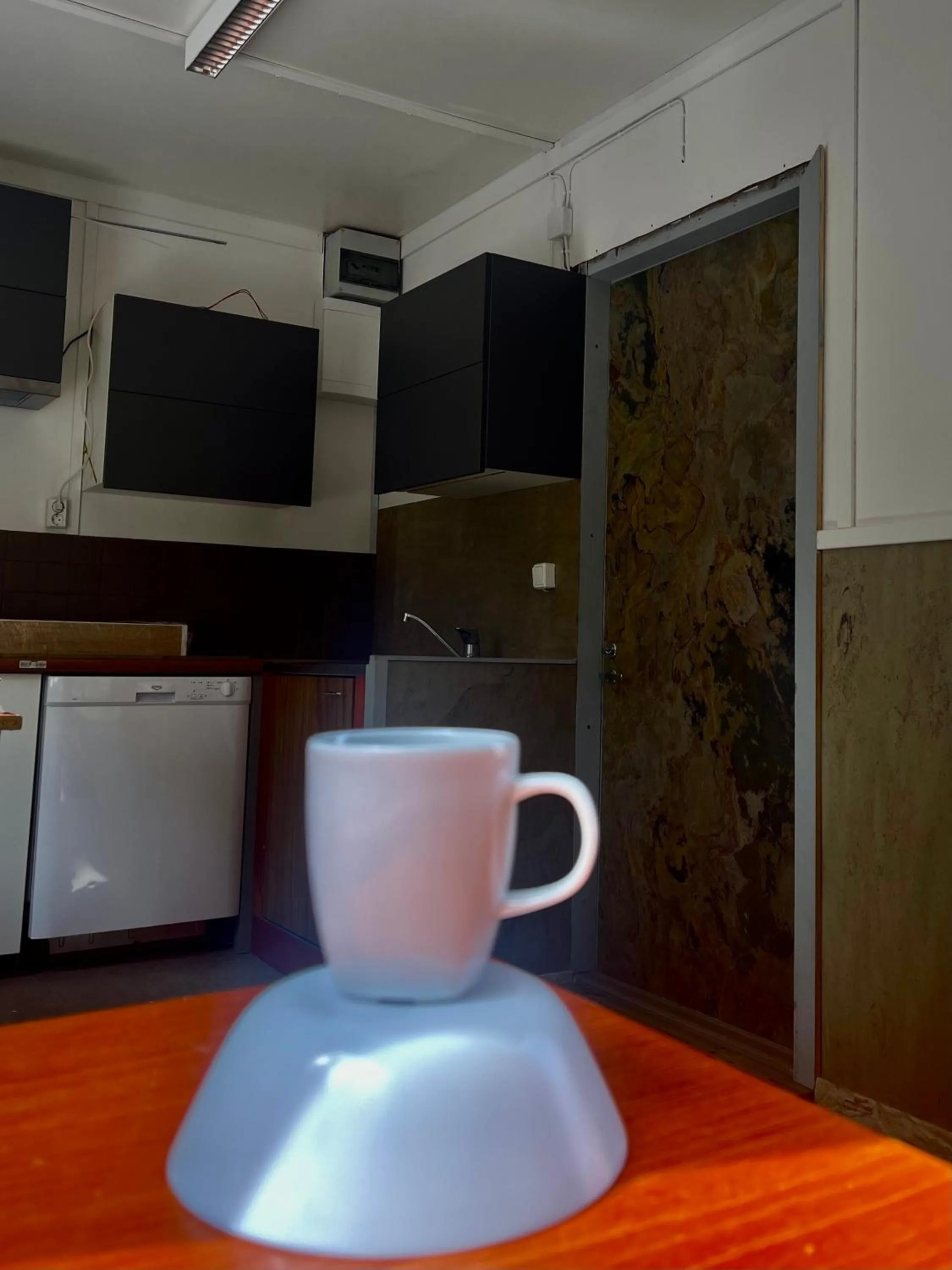 Kitchen or kitchenette in Asikkalan Motelli