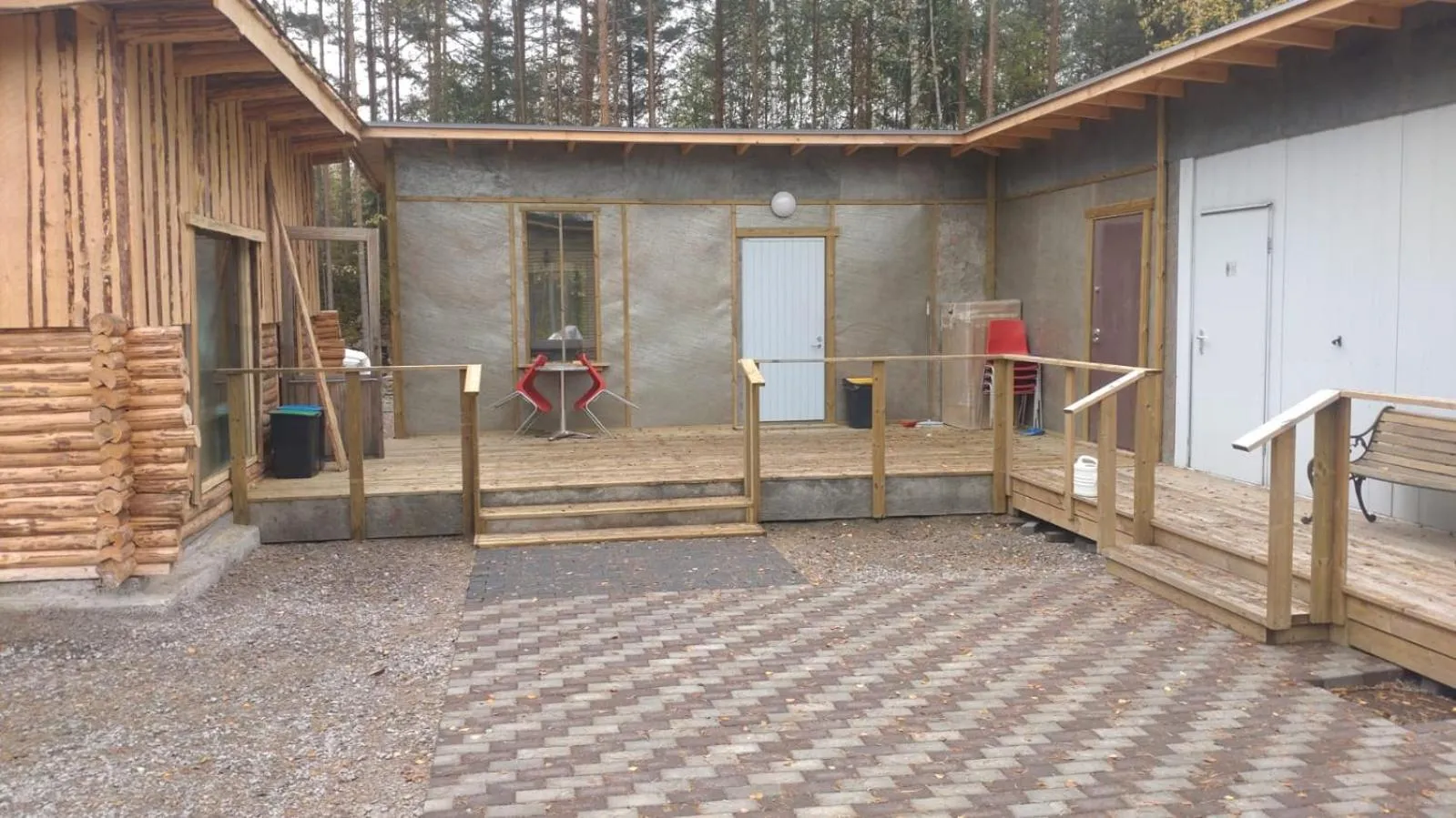 Kitchen or kitchenette in Asikkalan Motelli