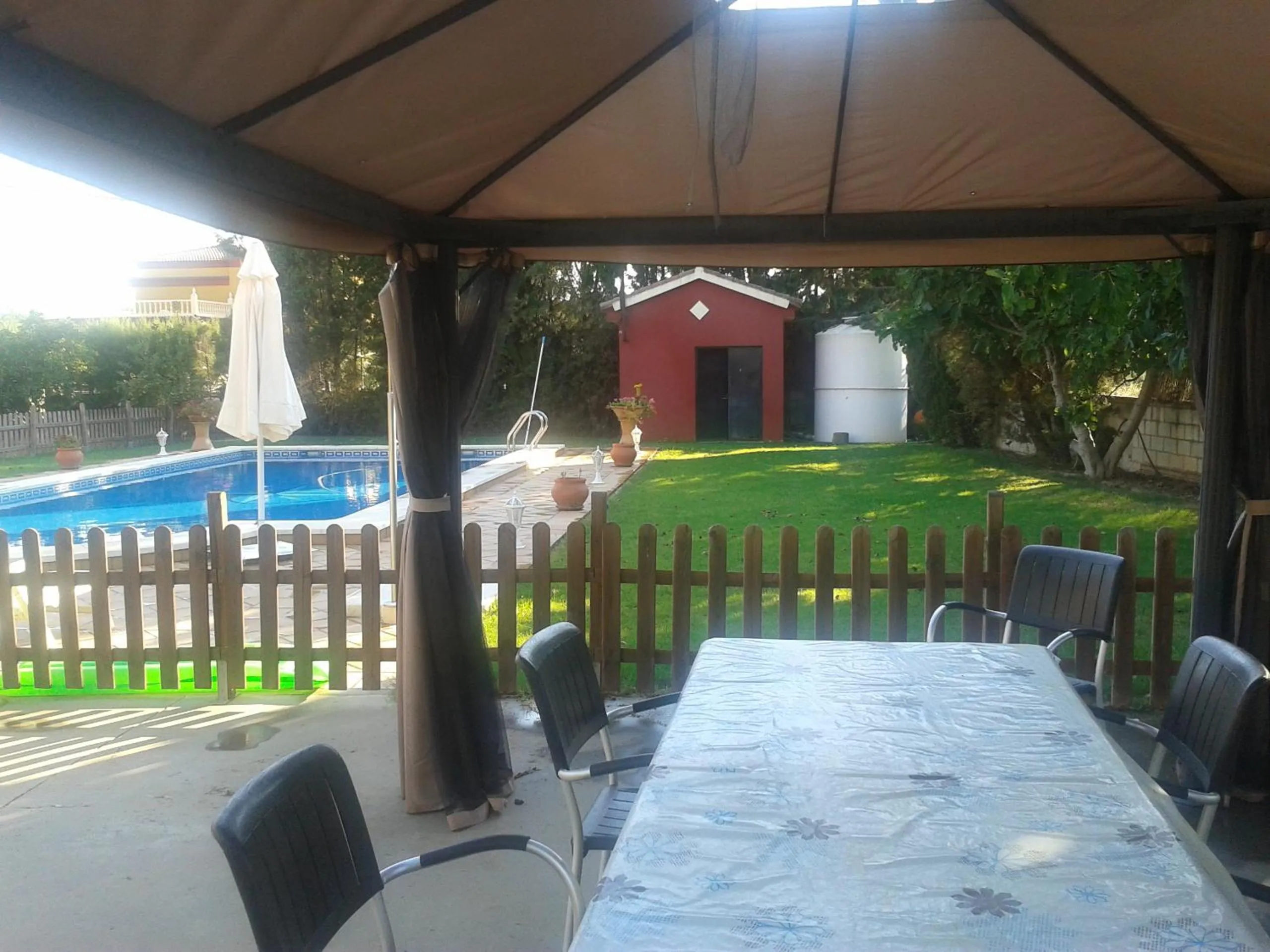 BBQ facilities in El Manantial B&B