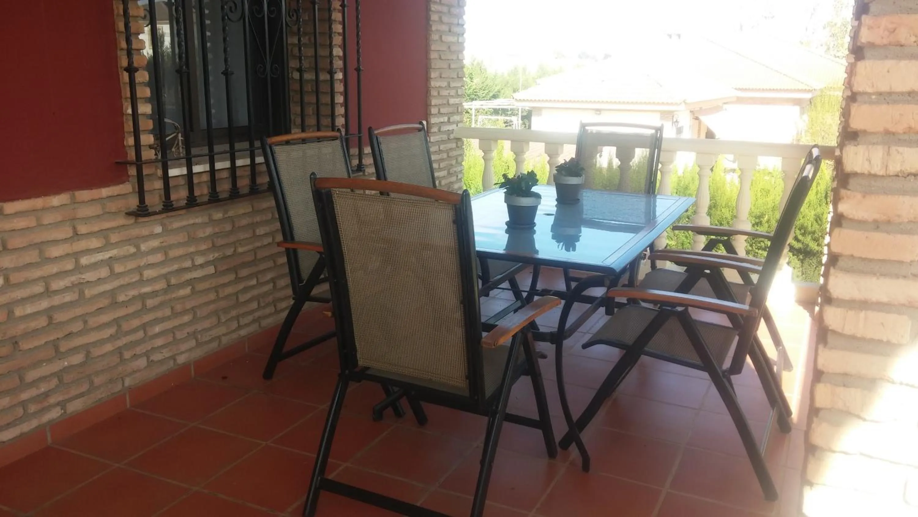 Balcony/Terrace in El Manantial B&B