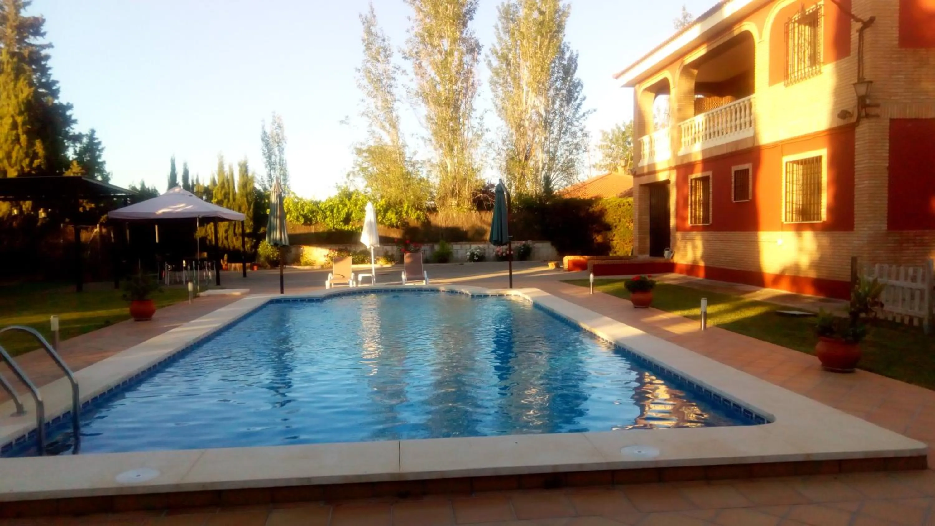 Garden view in El Manantial B&B