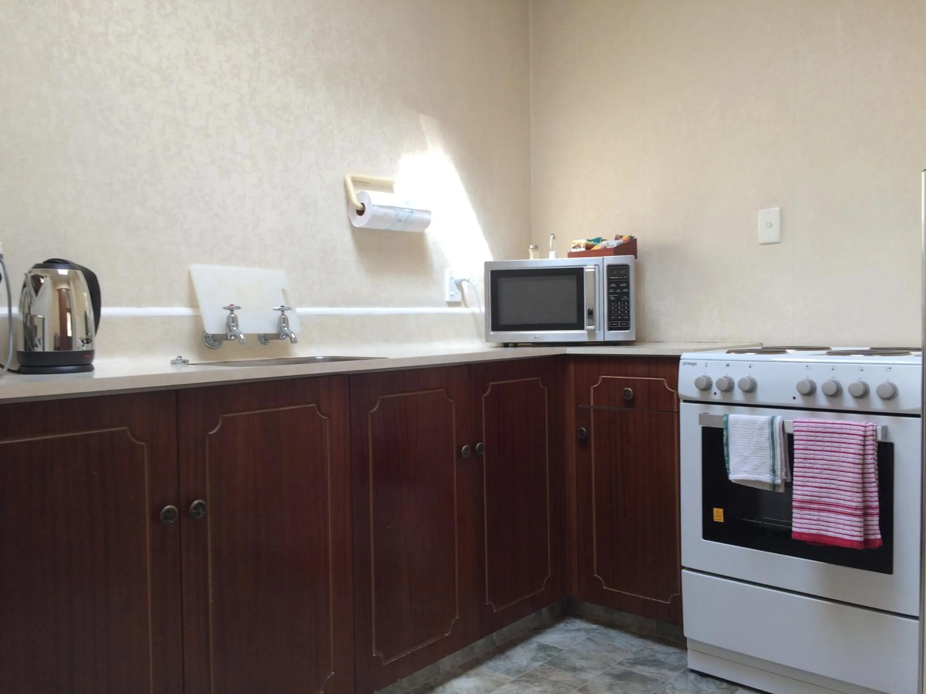 Kitchen or kitchenette in Earnslaw Motel