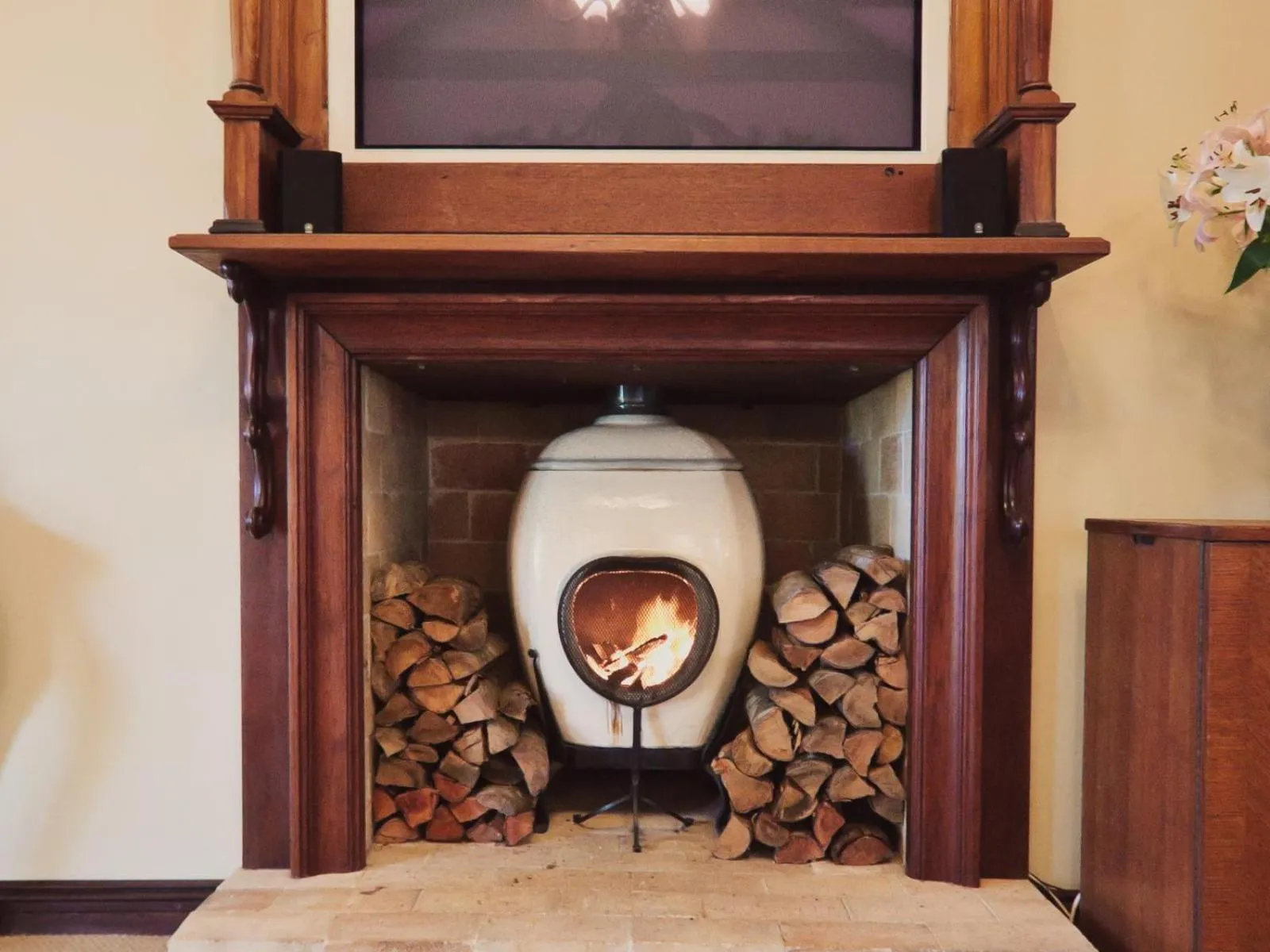 Decorative detail in Schoone Oordt Country House