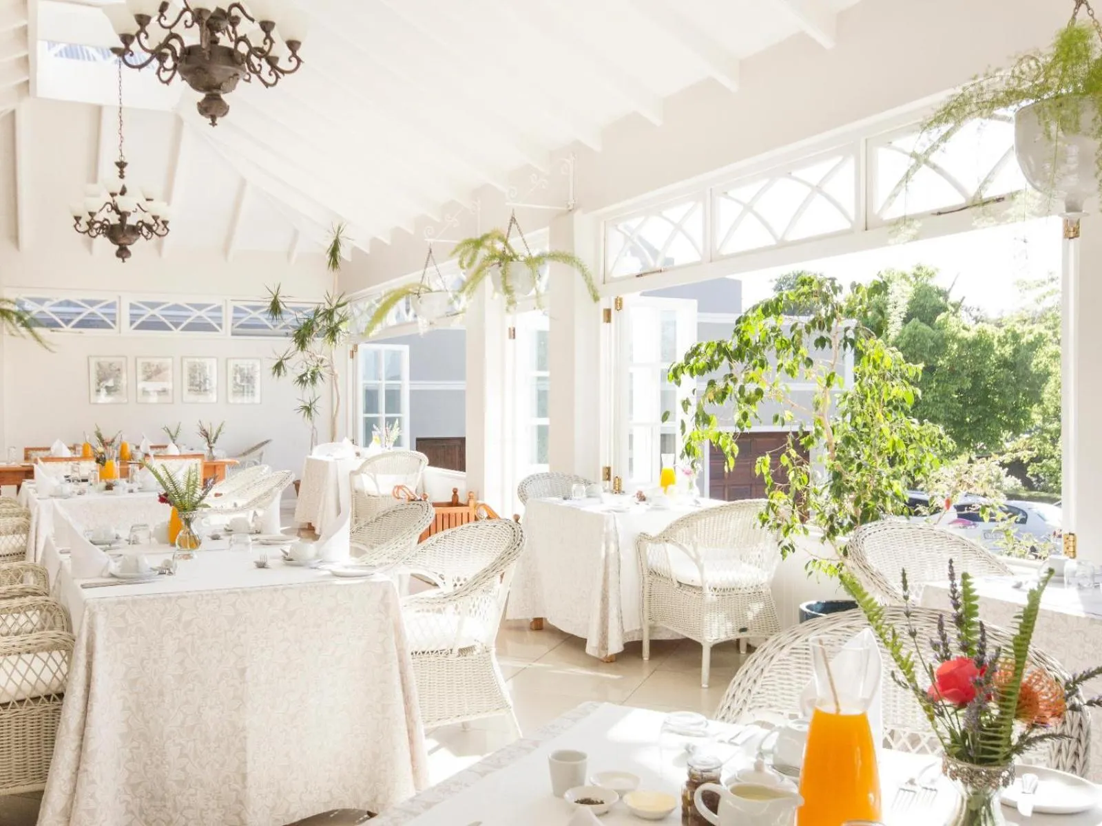 Dining area in Schoone Oordt Country House