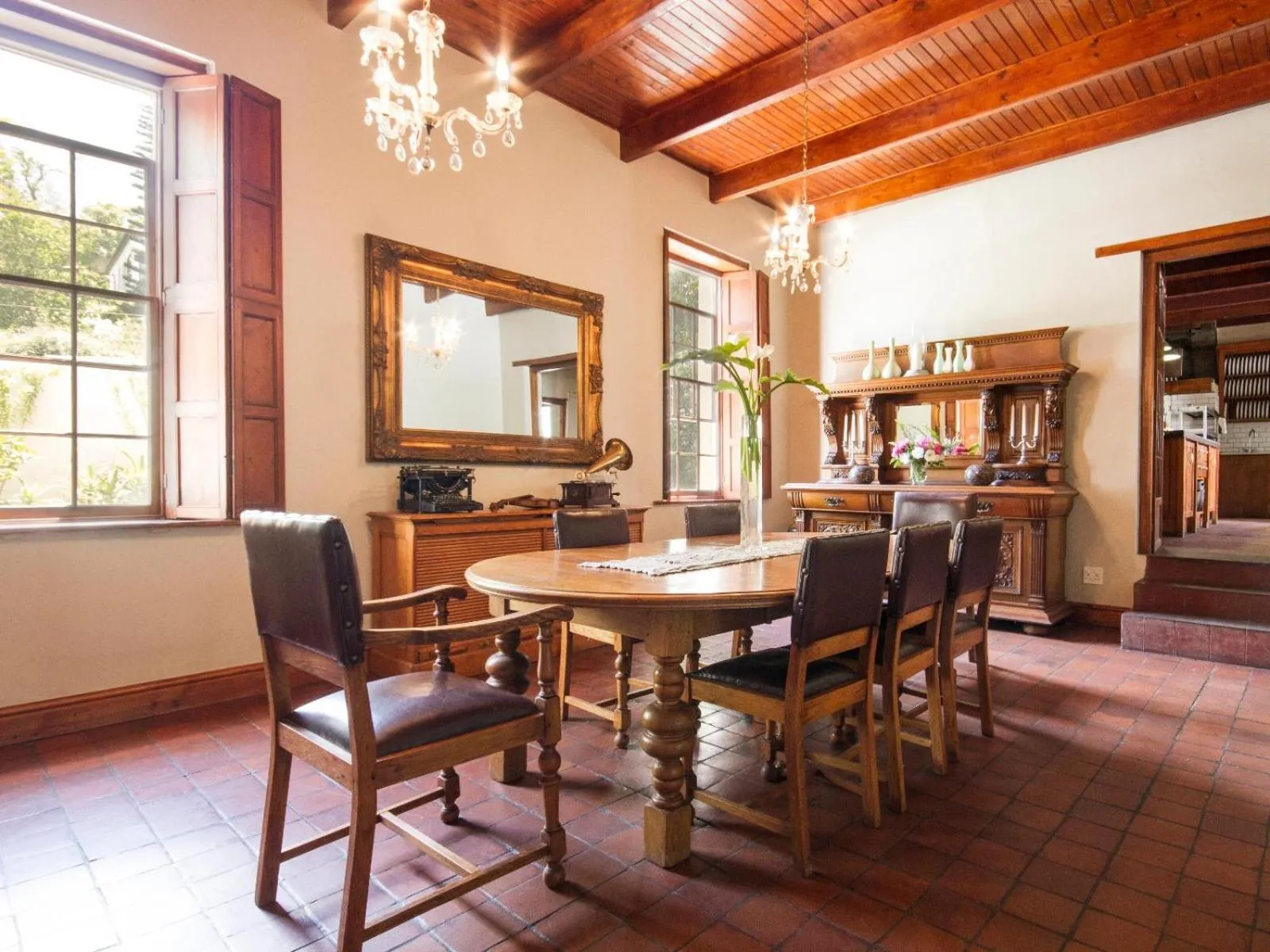 Dining area in Schoone Oordt Country House