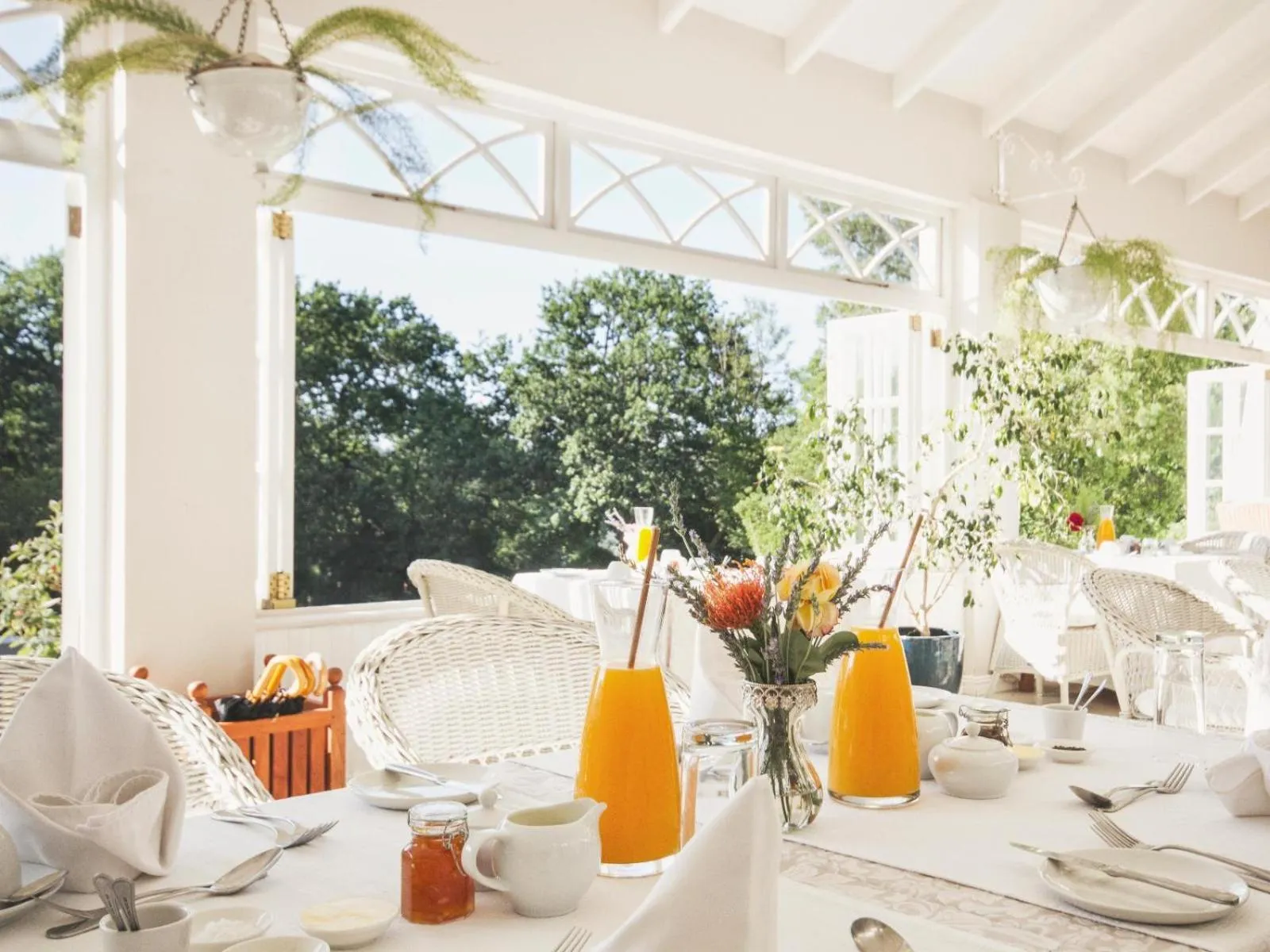 Dining area in Schoone Oordt Country House