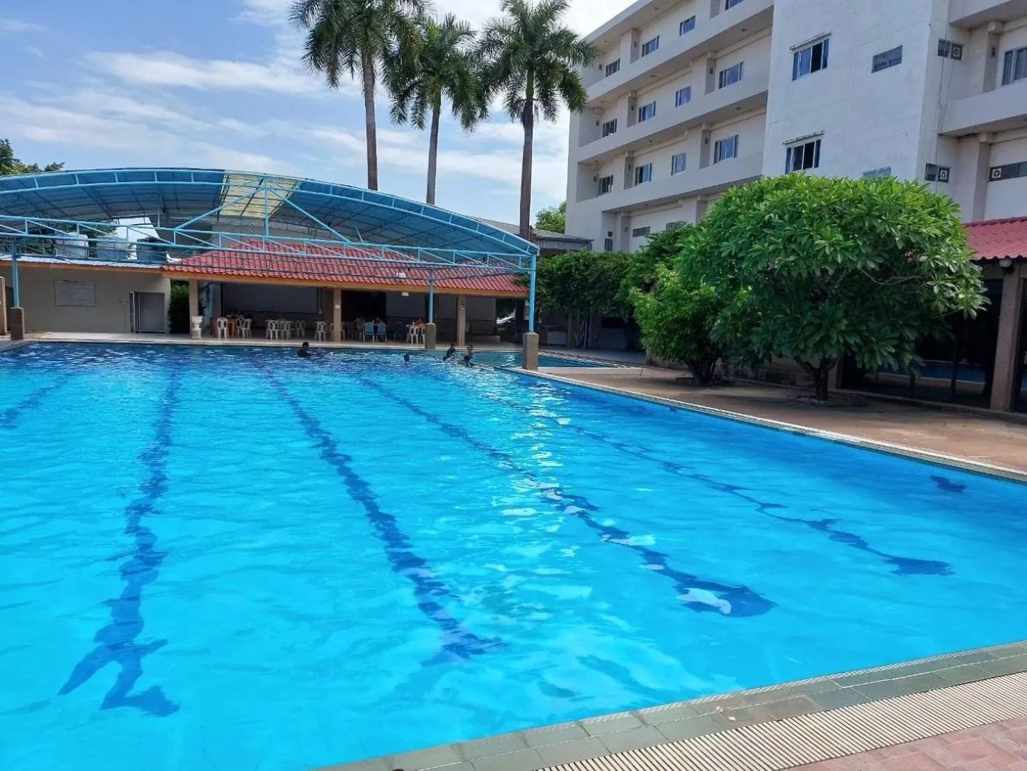 Swimming pool in KP Hotel Udonthani