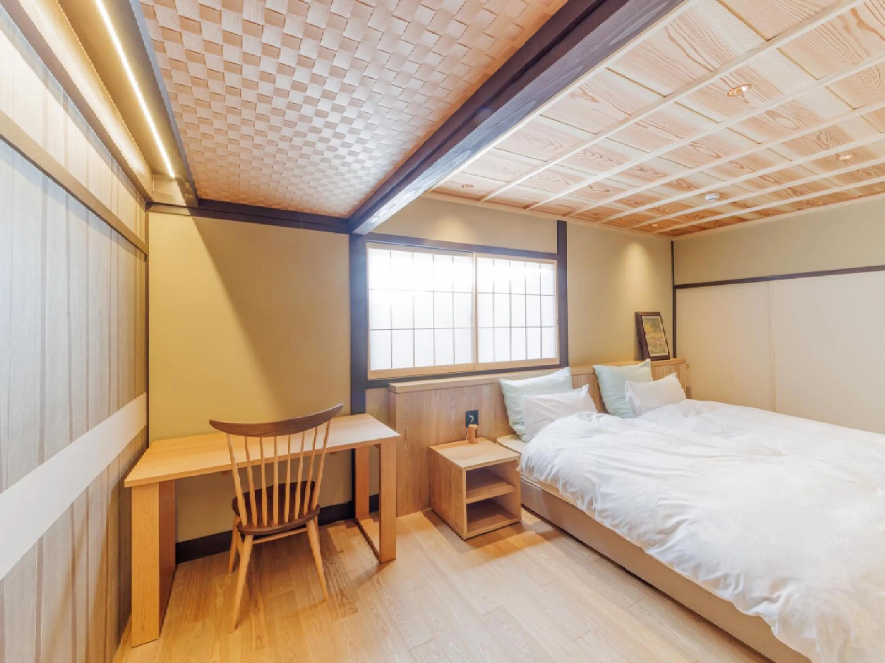 Bed in Ryokan Kigusuriya