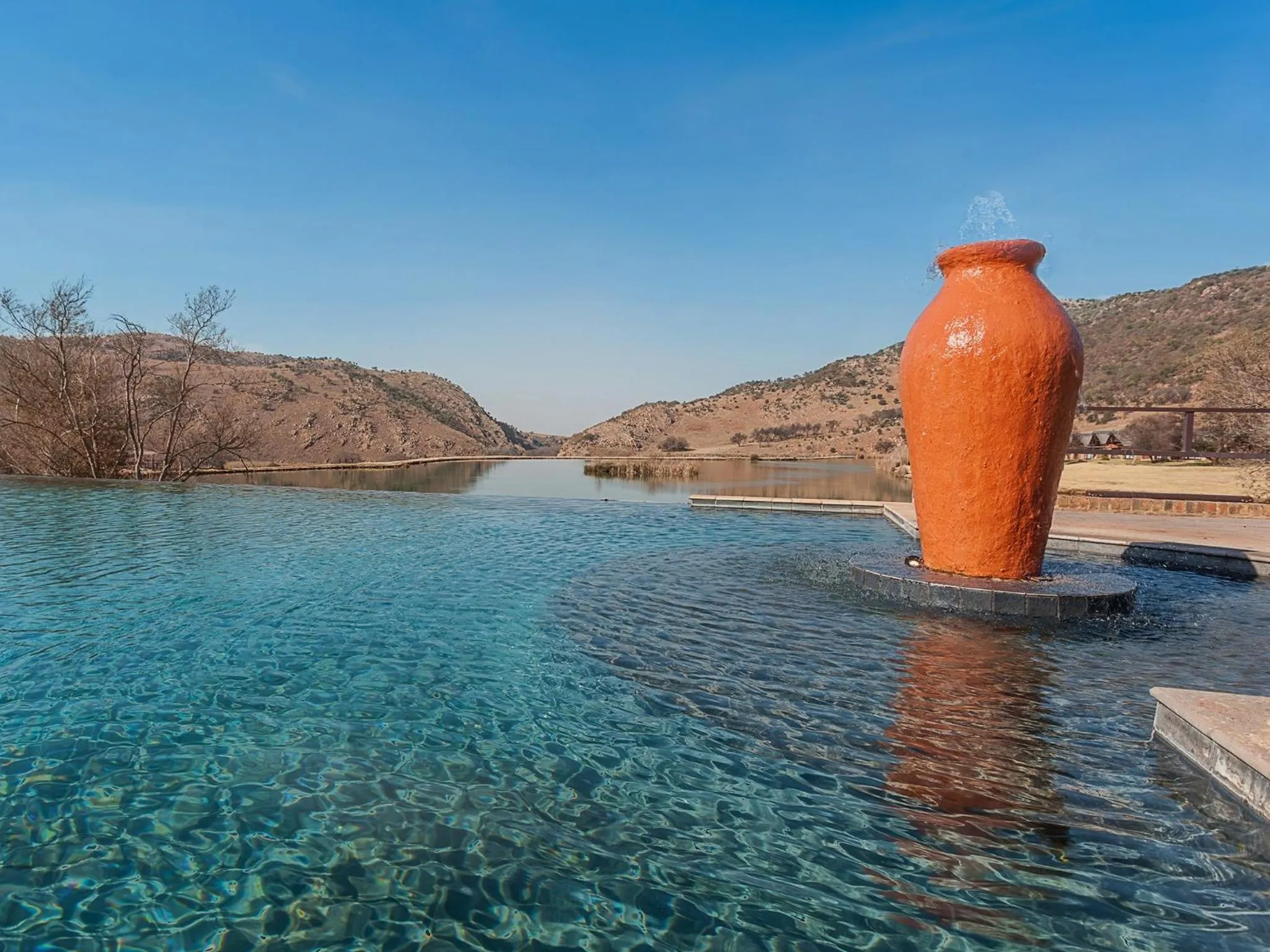 Natural landscape in Kloofzicht Lodge & Spa