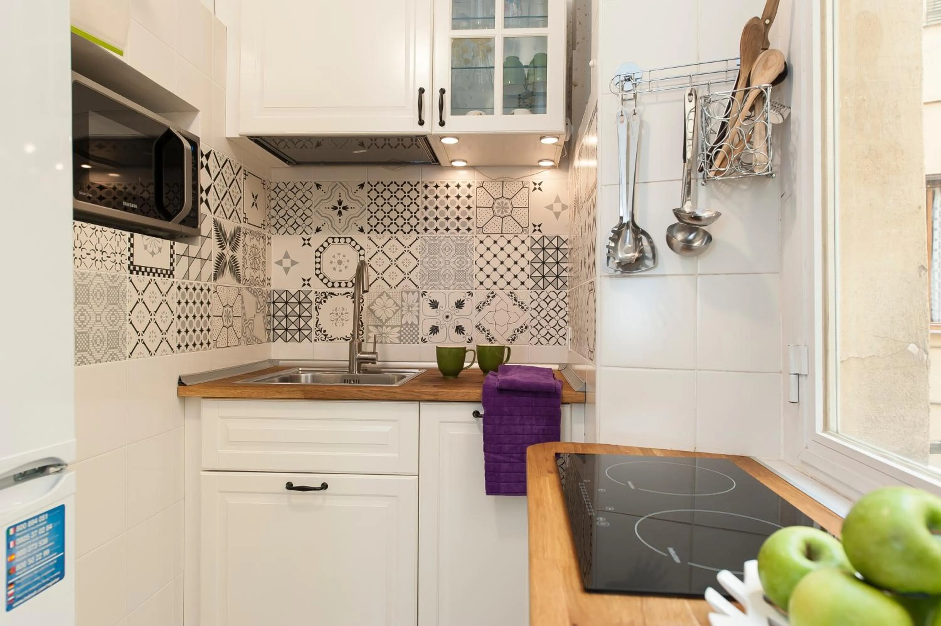 Kitchen or kitchenette in FL Apartments Charming Flat in the heart of Trastevere