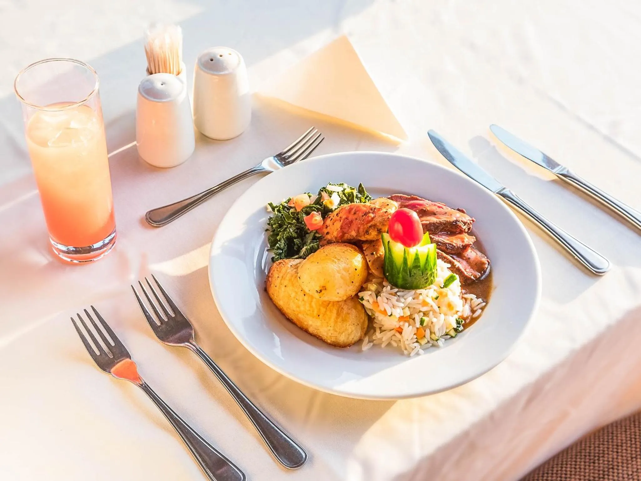 Food close-up in Glenburn Lodge & Spa
