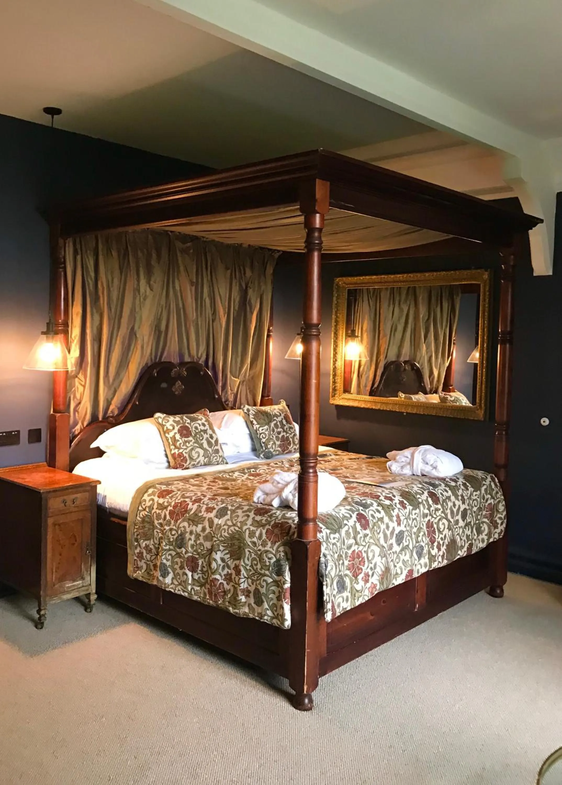 Bed in Simonstone Hall Hotel