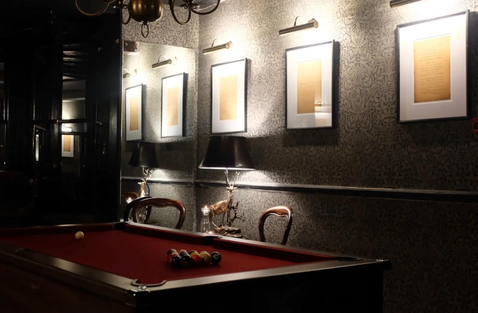 Game Room in Simonstone Hall Hotel