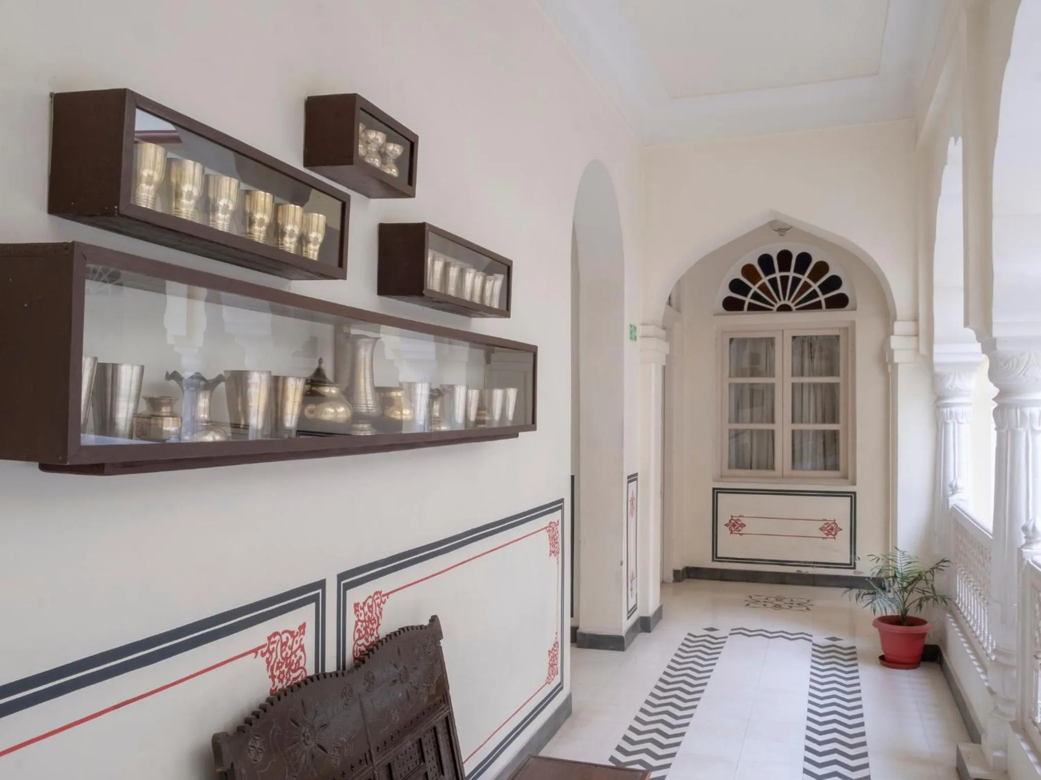 Lobby or reception in WelcomHeritage Ramgarh