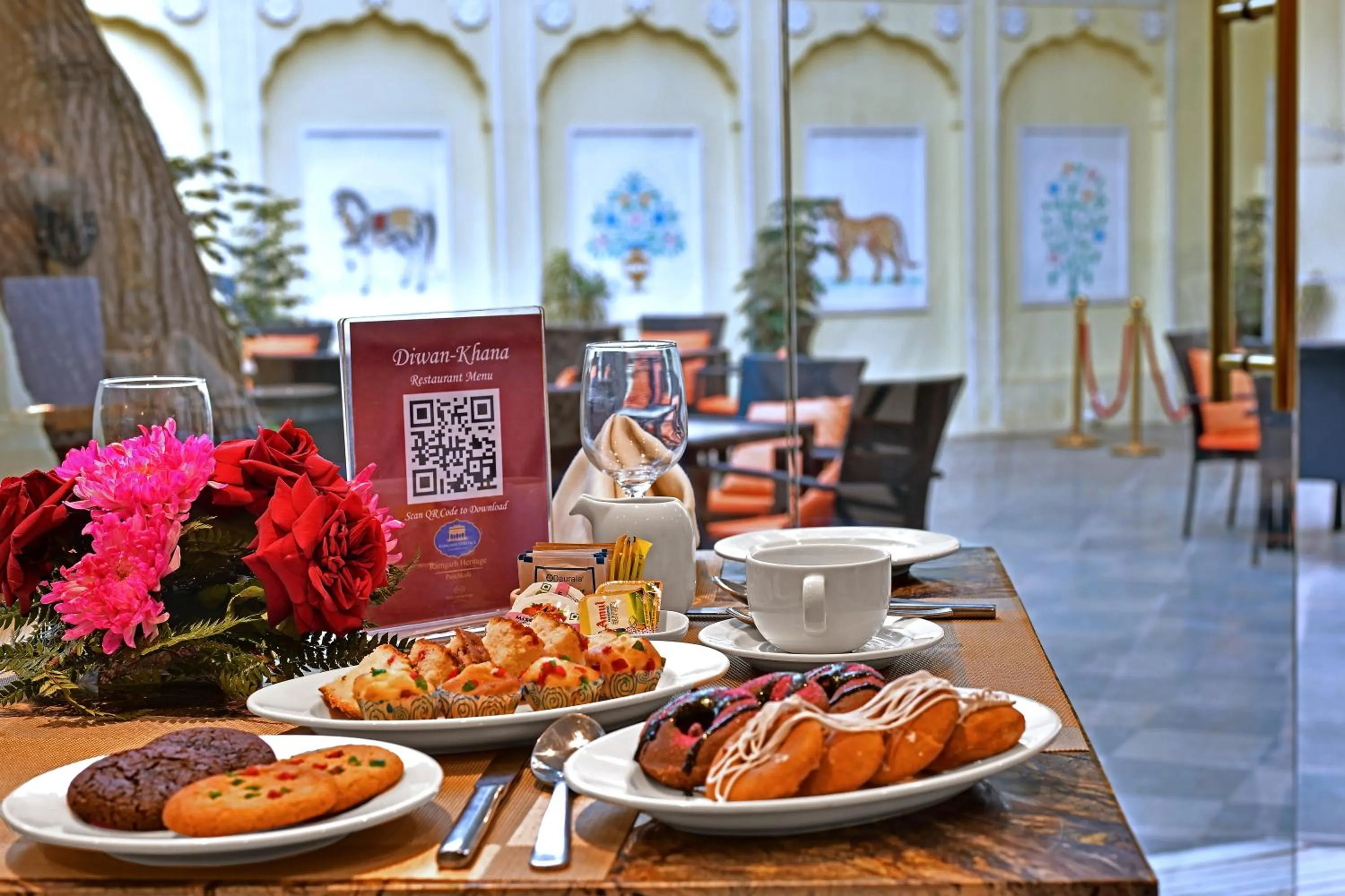 Restaurant/places to eat in WelcomHeritage Ramgarh