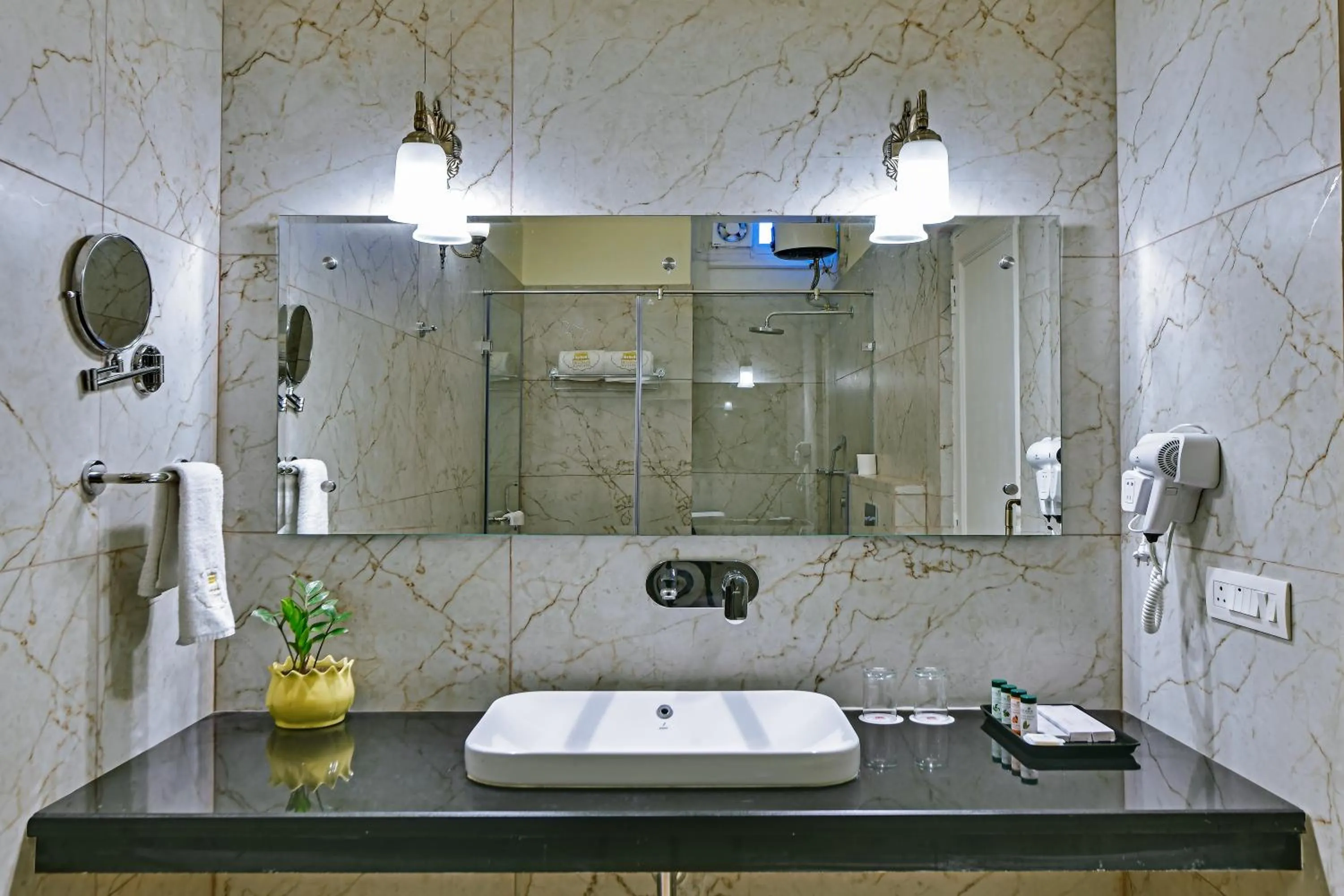 Bathroom in WelcomHeritage Ramgarh