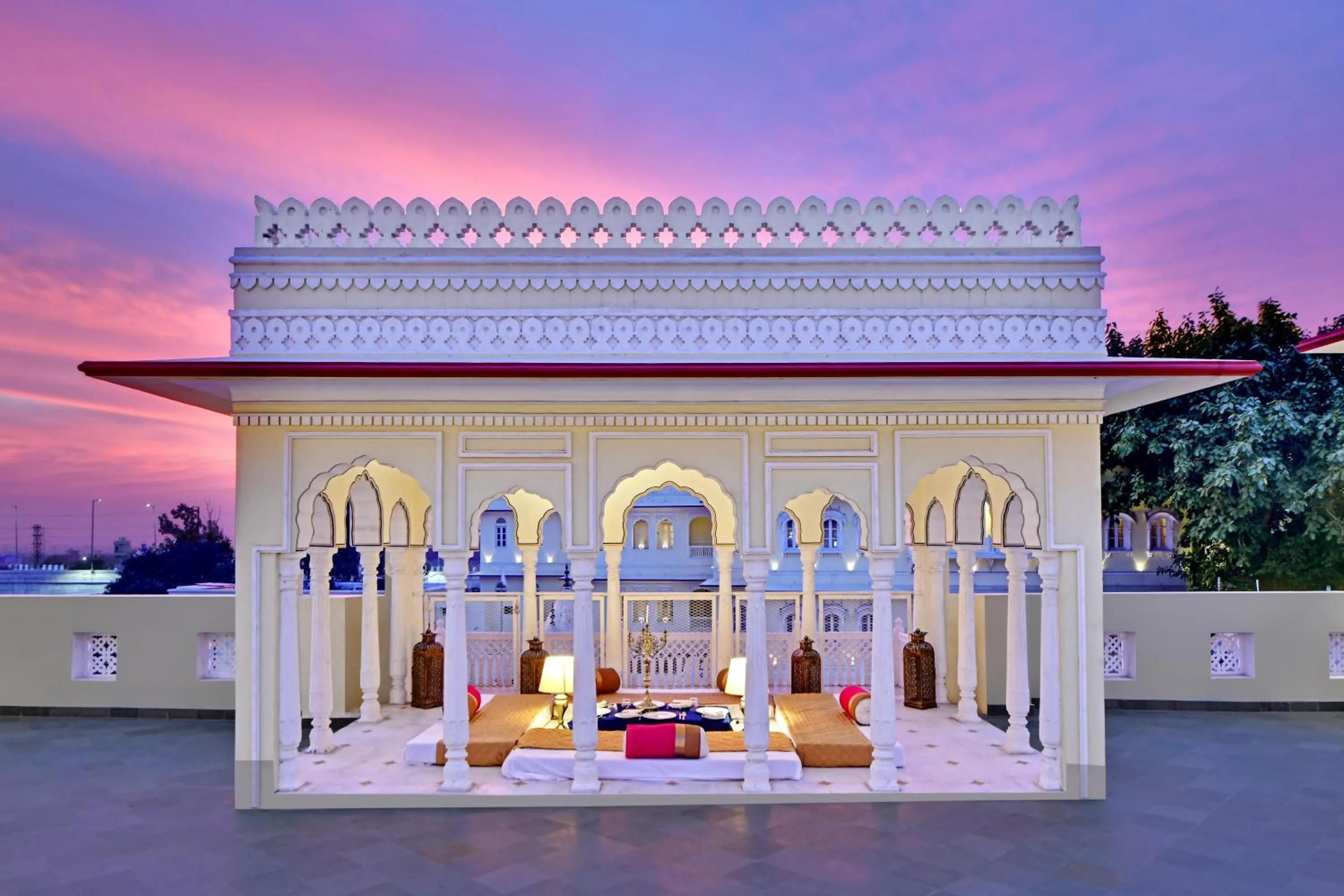 Balcony/Terrace in WelcomHeritage Ramgarh