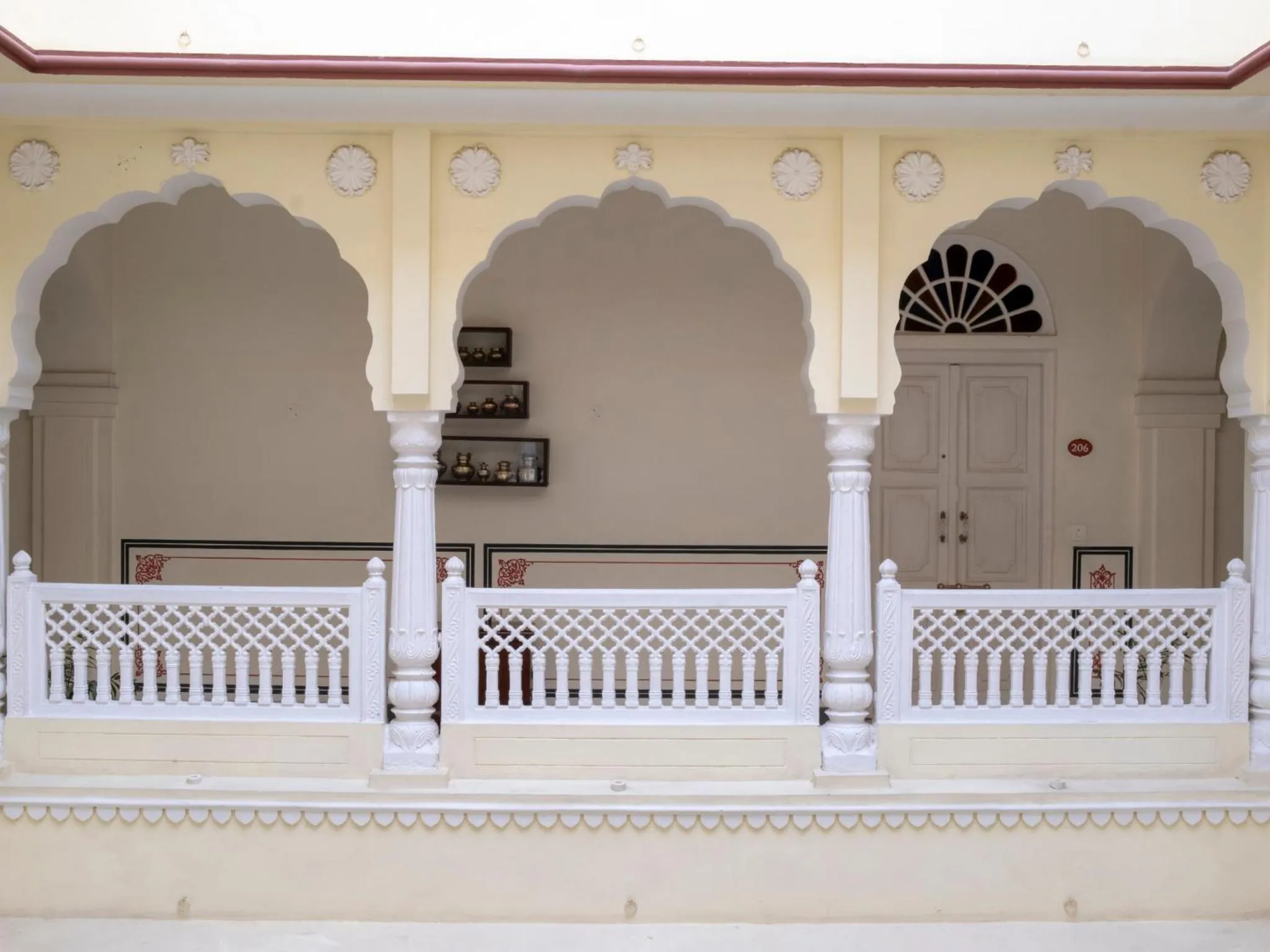 Lobby or reception in WelcomHeritage Ramgarh