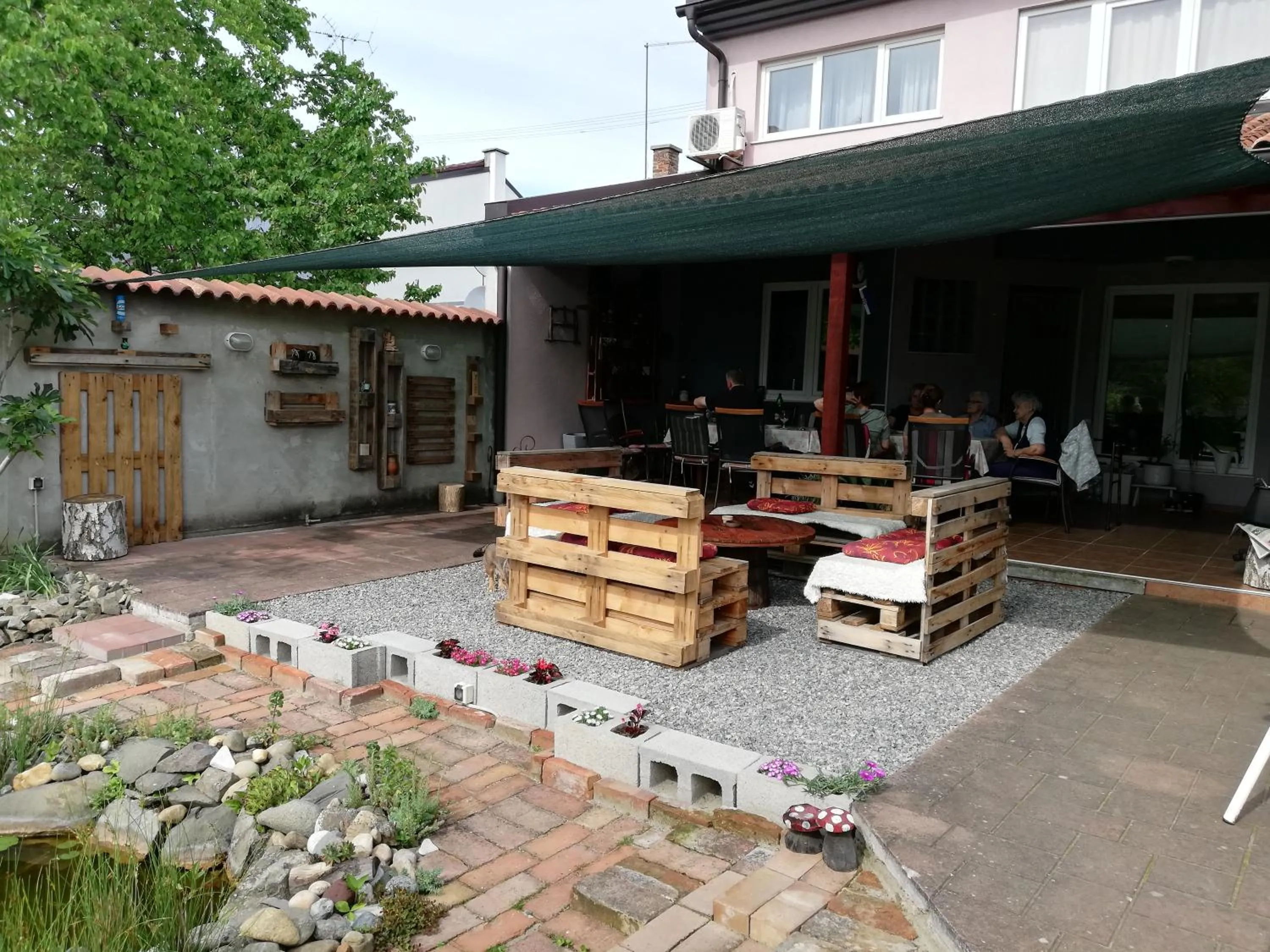 Balcony/Terrace in Studio Apartments Korosteljev