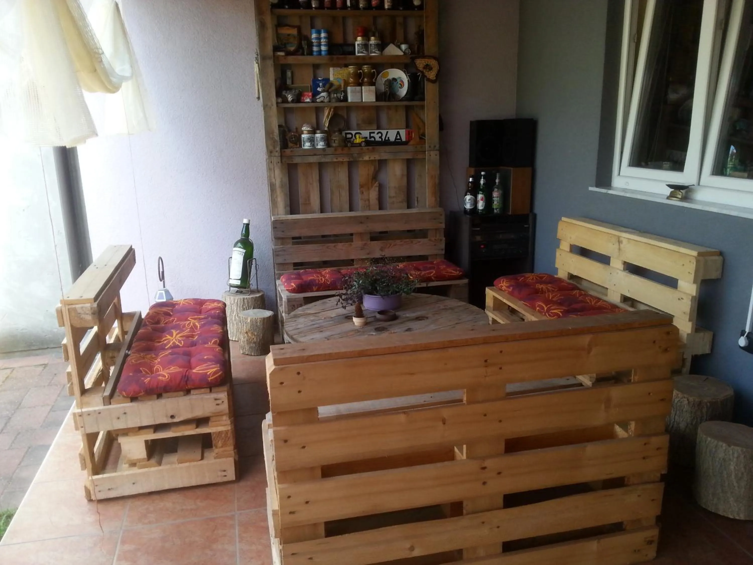 Balcony/Terrace in Studio Apartments Korosteljev