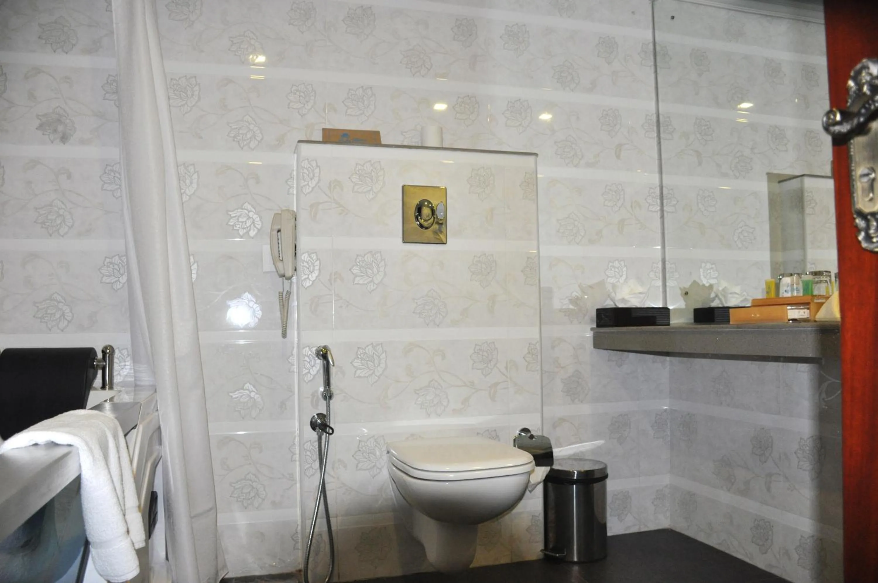 Toilet in Lake Palace Trivandrum