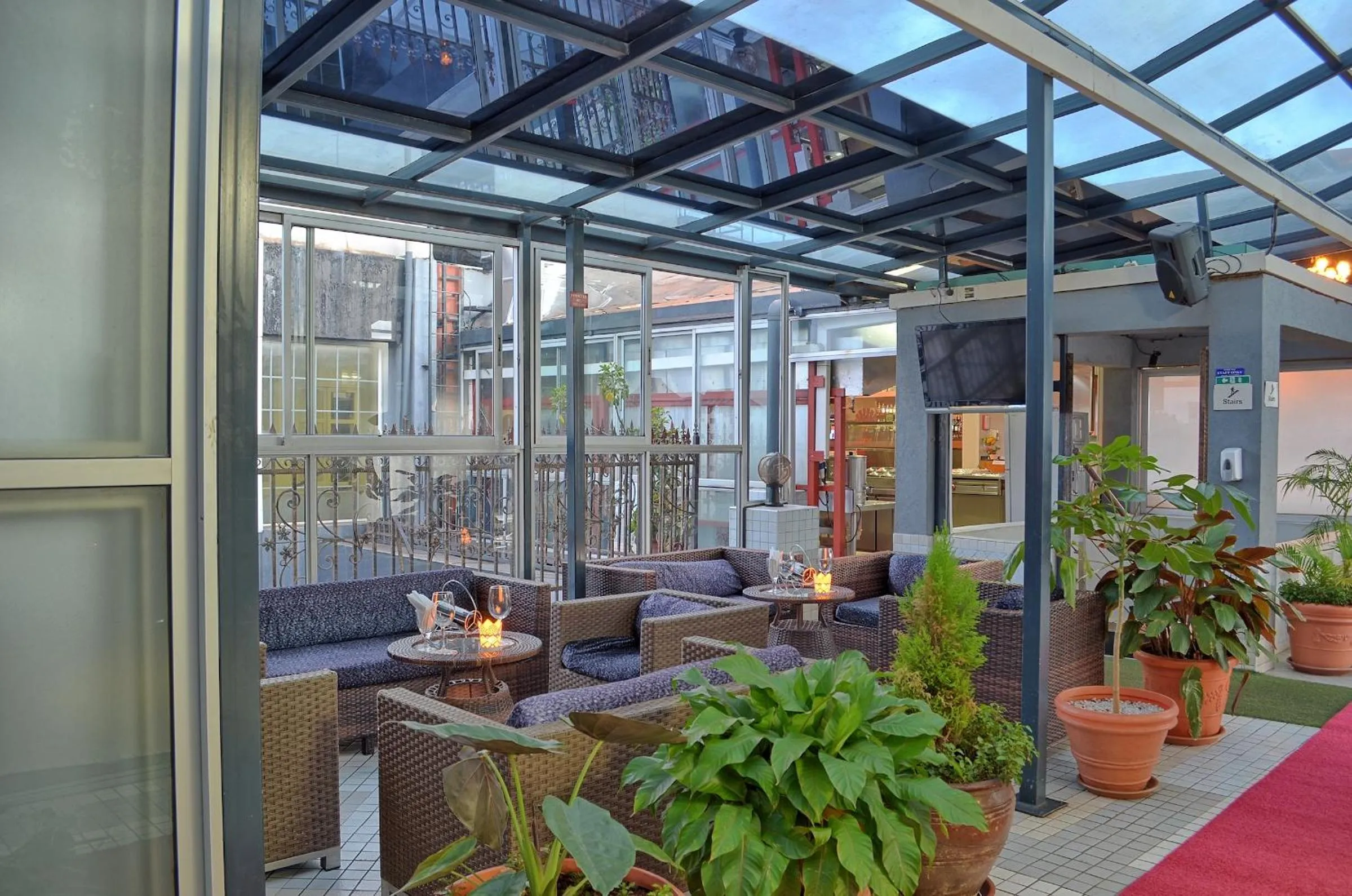 Seating area in Clarence House Nairobi