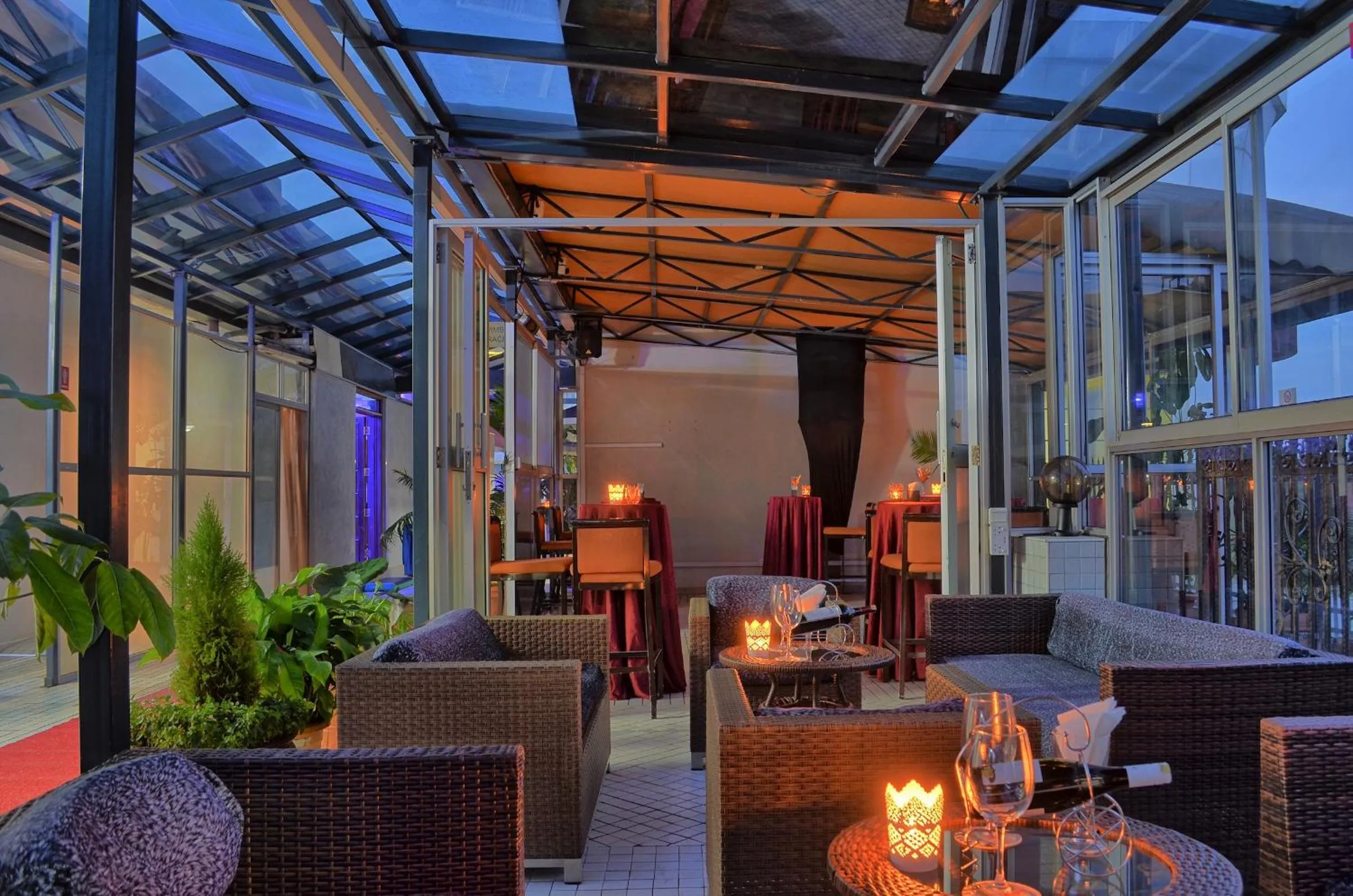 Seating area in Clarence House Nairobi