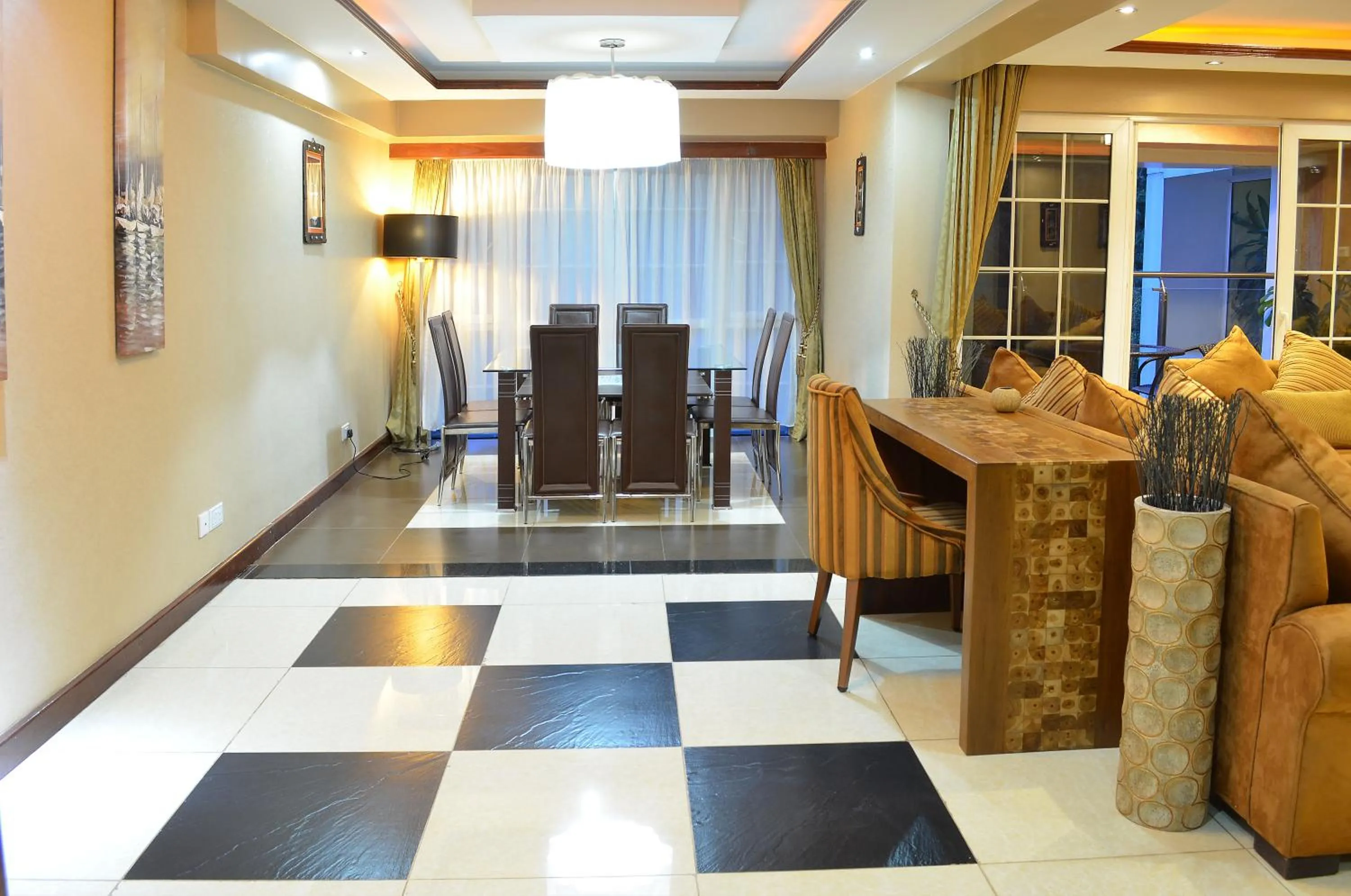 Decorative detail in Clarence House Nairobi