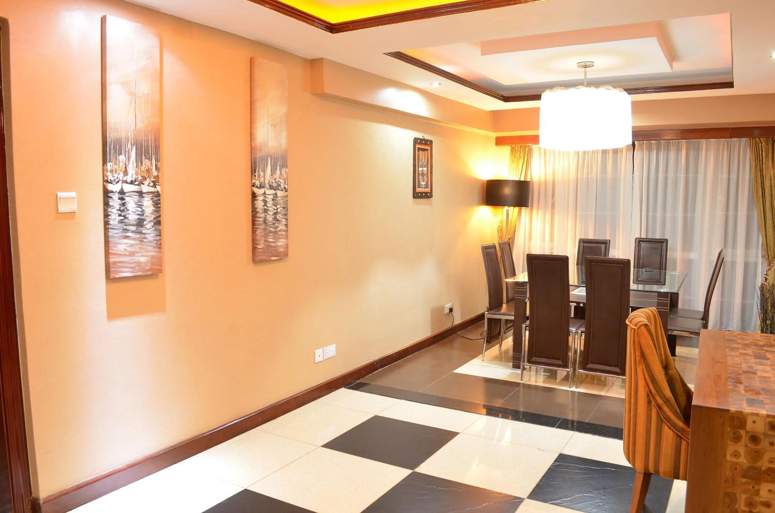 Decorative detail in Clarence House Nairobi