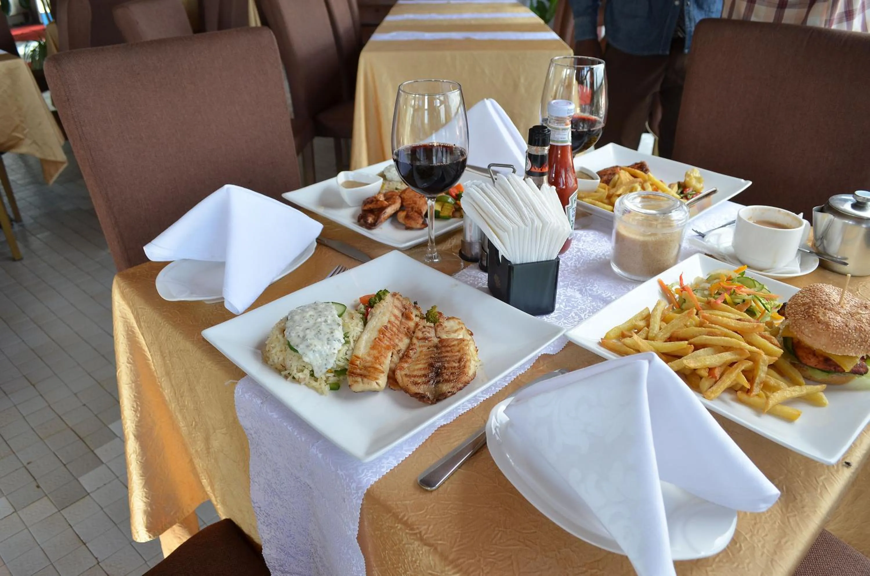 Food in Clarence House Nairobi