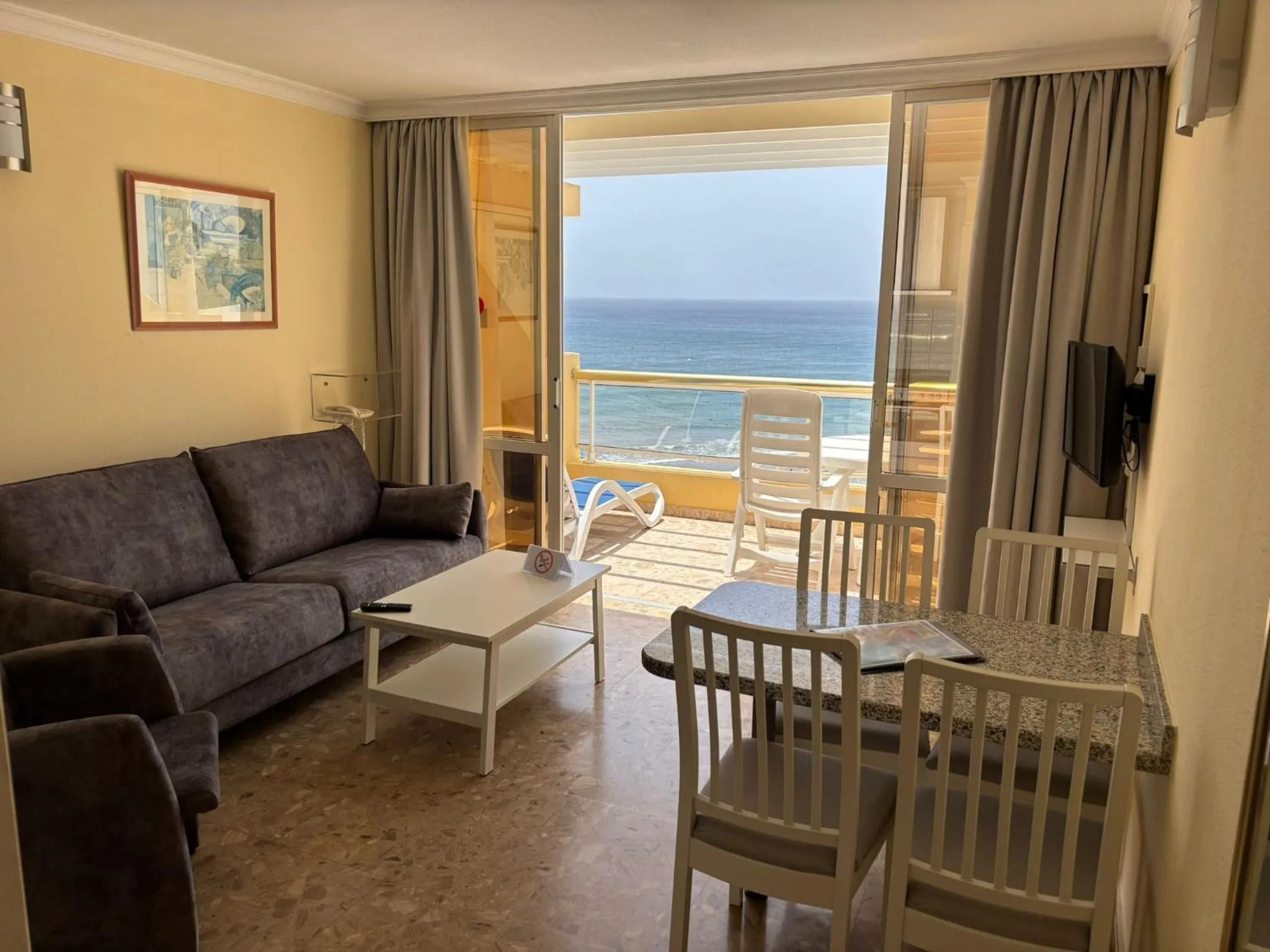 Living room in Atlantic Beach Club