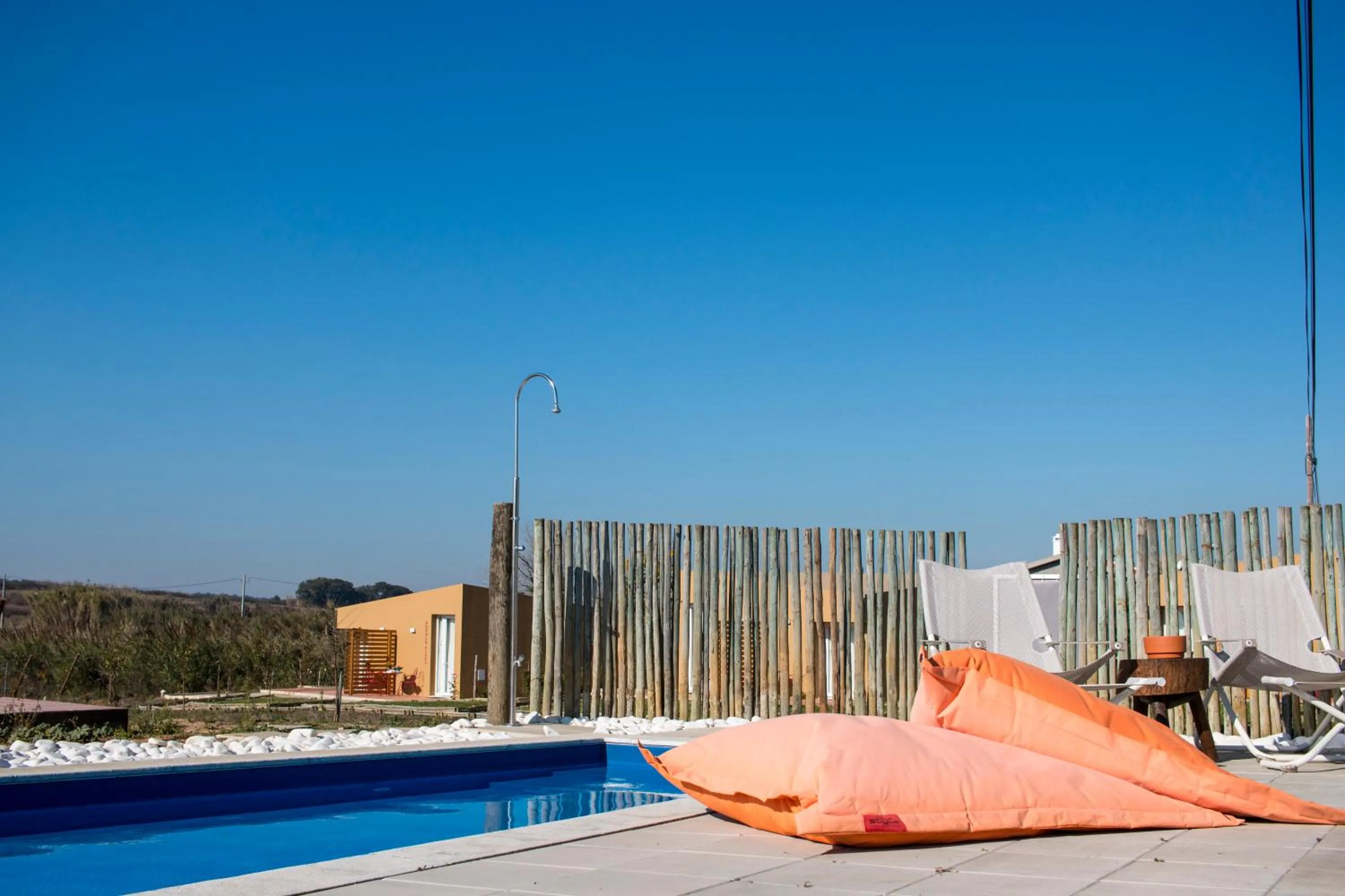 Pool view in Entre Vinhas & Mar