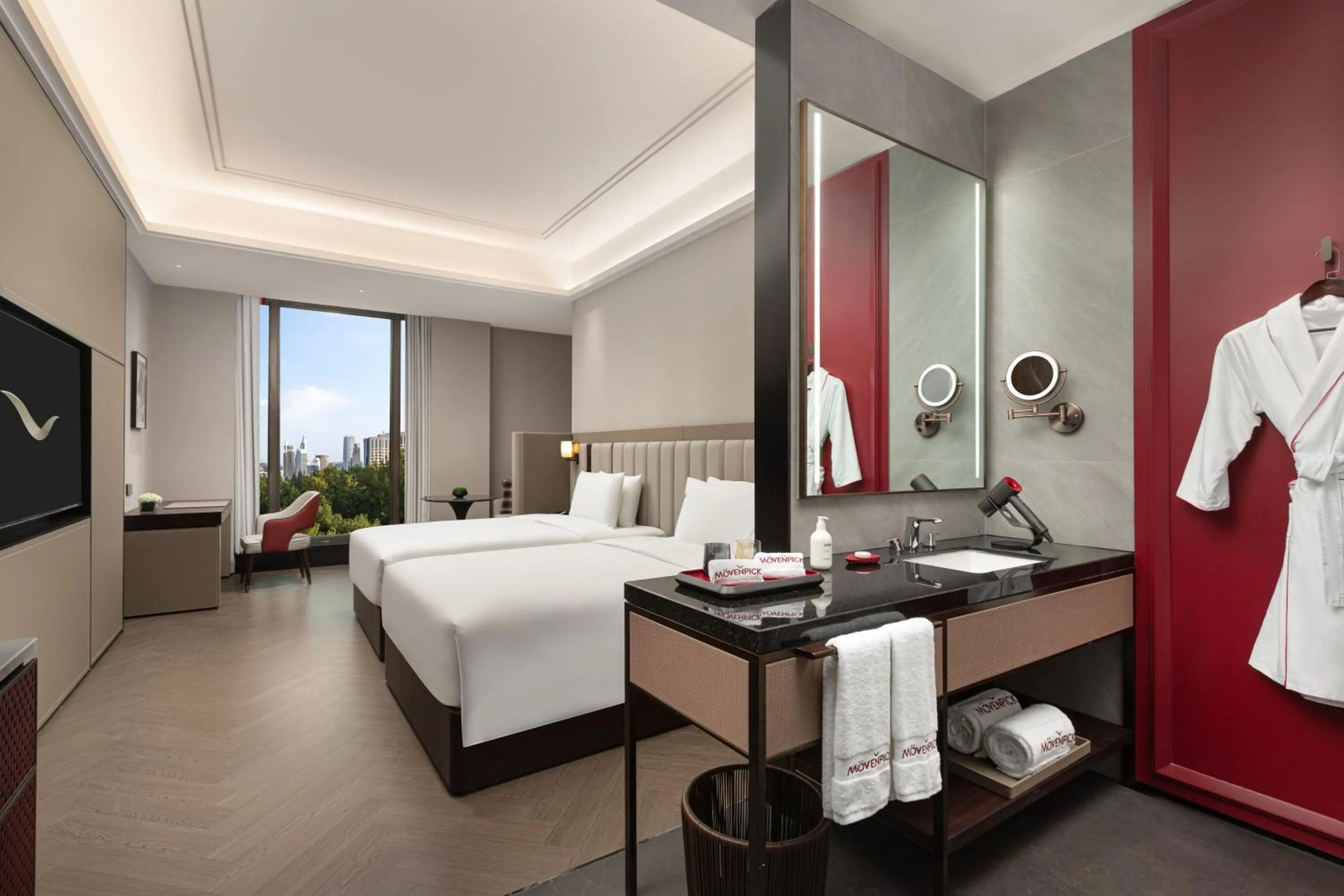 Bed in Mövenpick by Accor Shanghai People's Square