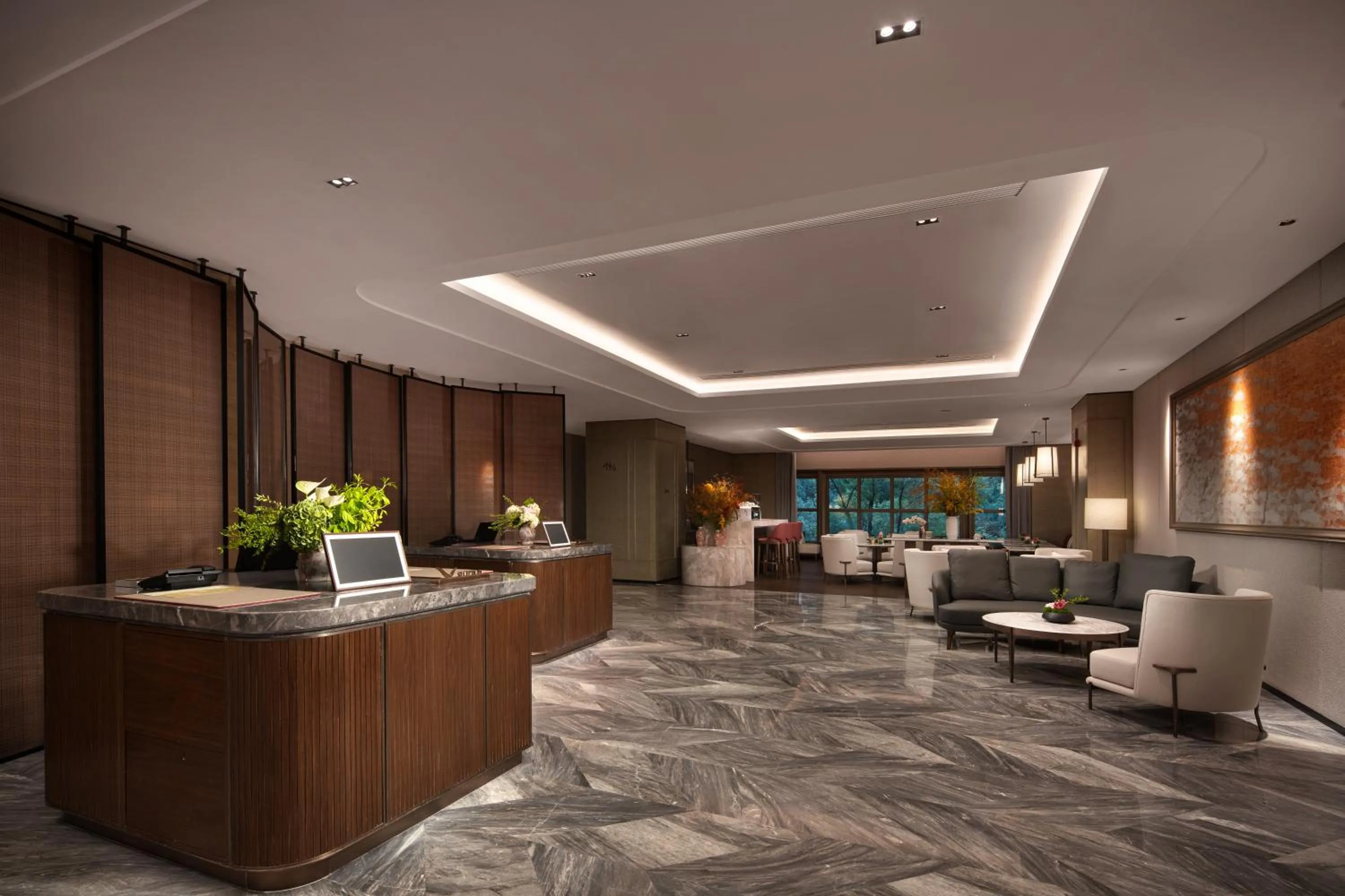 Seating area in Mövenpick by Accor Shanghai People's Square