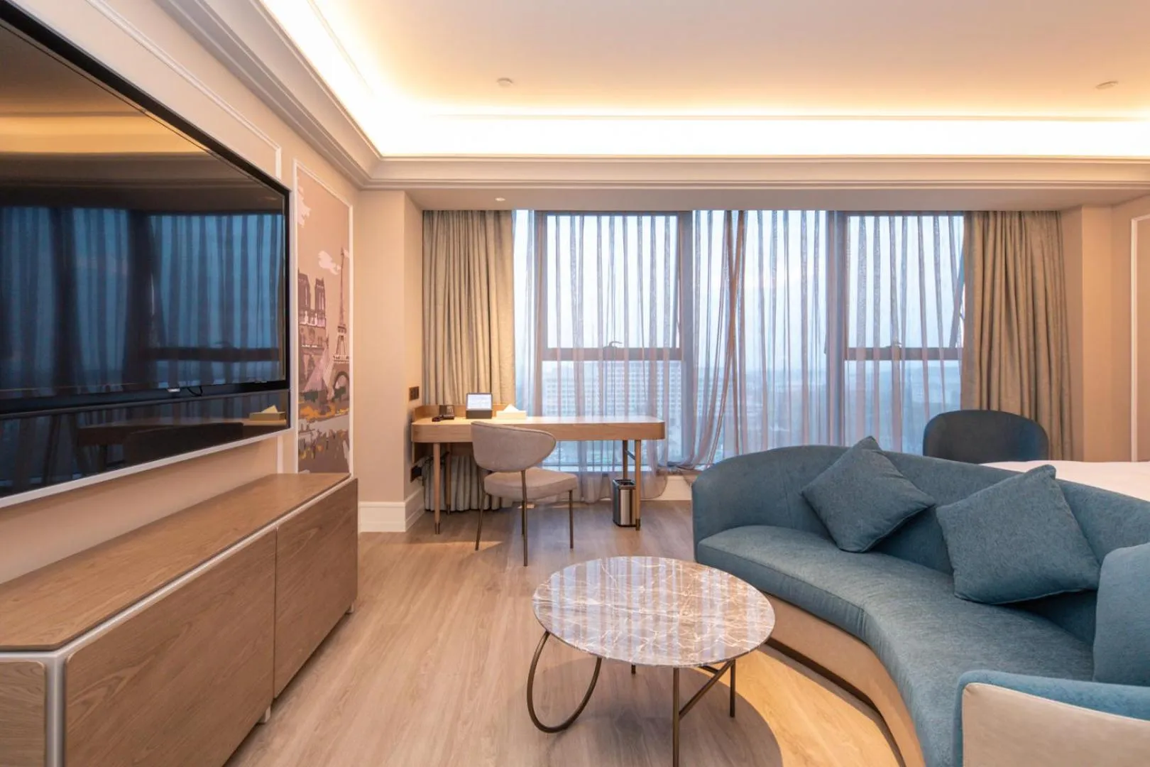 Living room in Mercure Xinyang East Railway Station