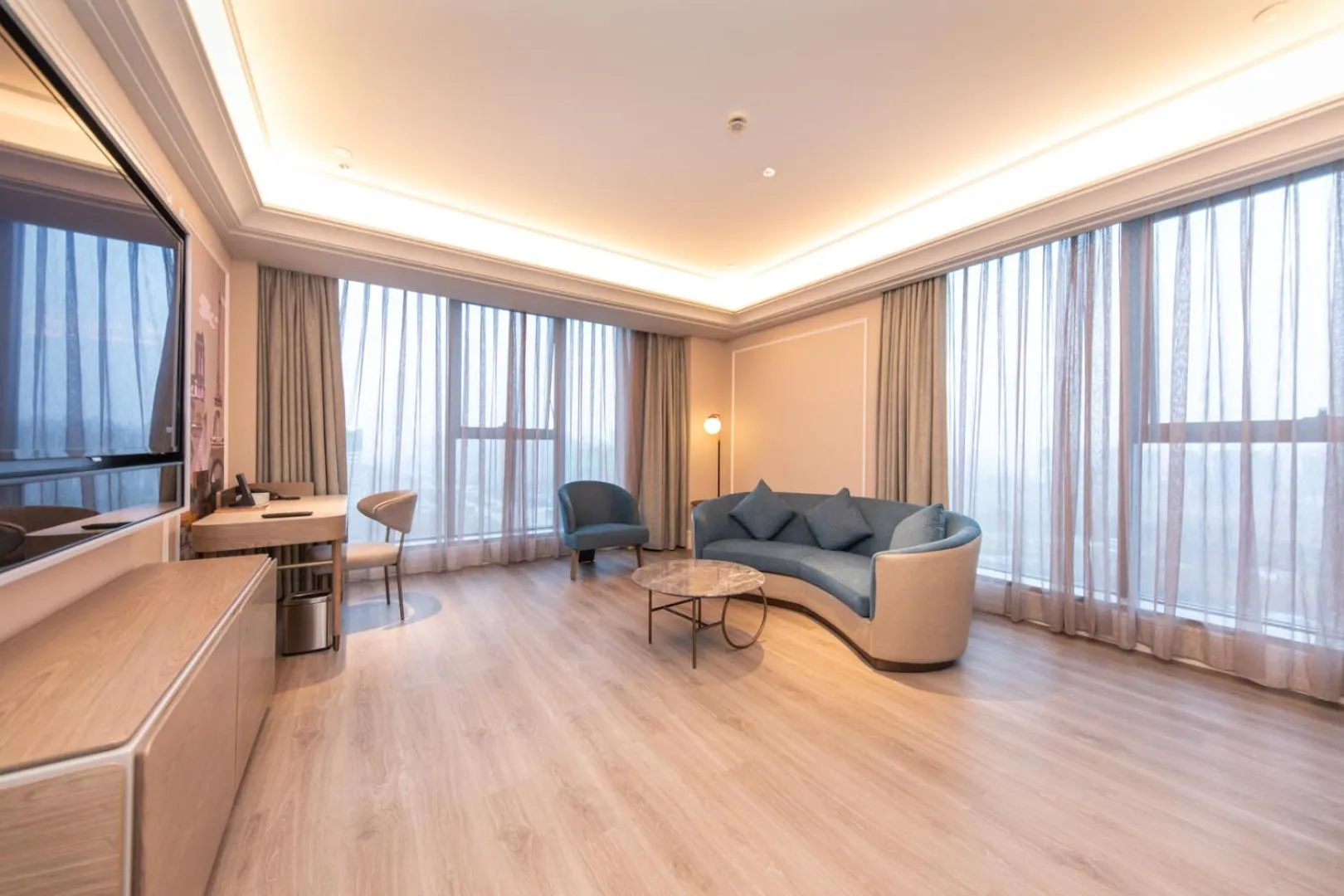 Living room in Mercure Xinyang East Railway Station