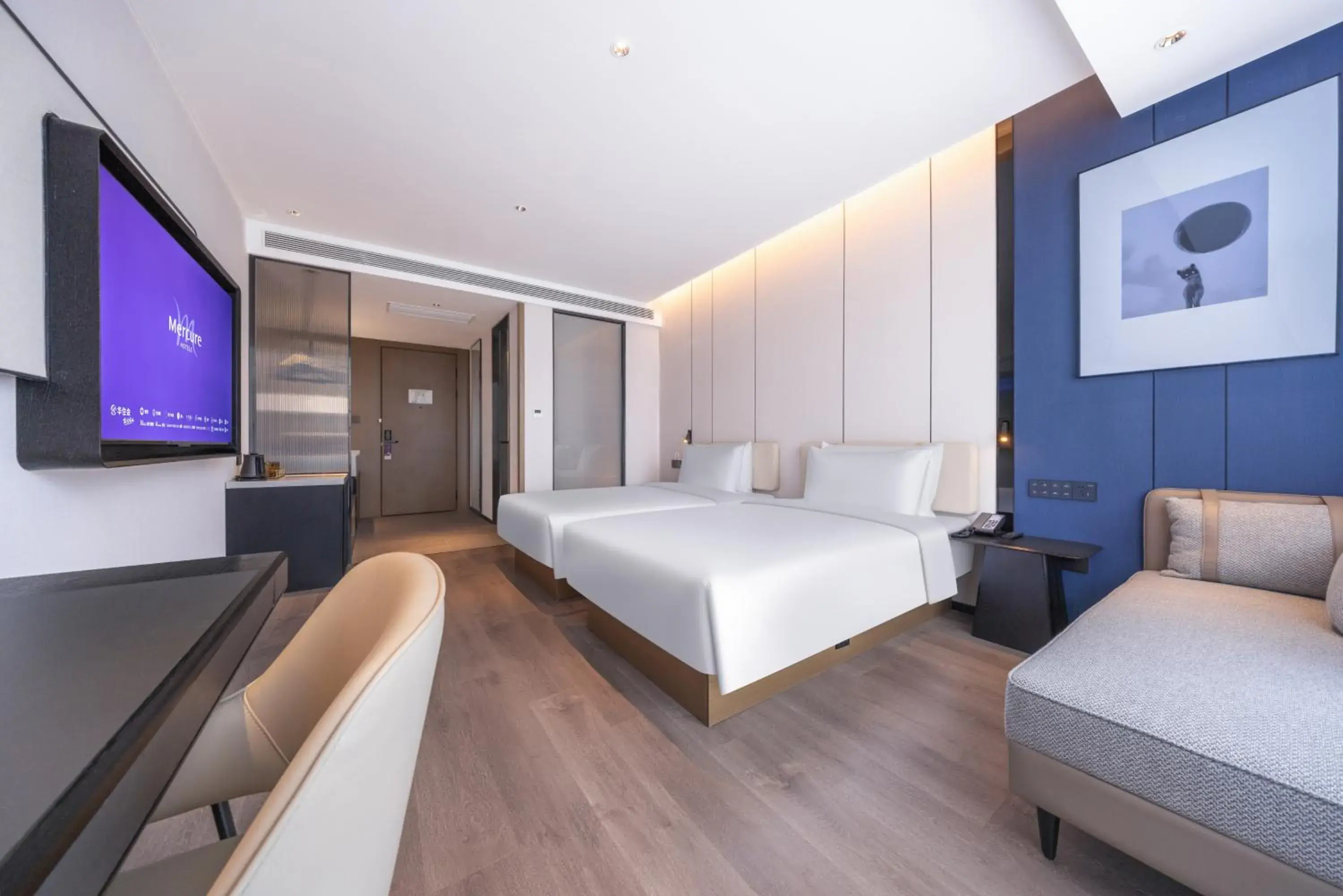 Twin Room with Two Single Beds - Superior in Mercure Jinan Beiyuan Street Twin Room with Two Single Beds - Superior in Mercure Jinan Beiyuan Street