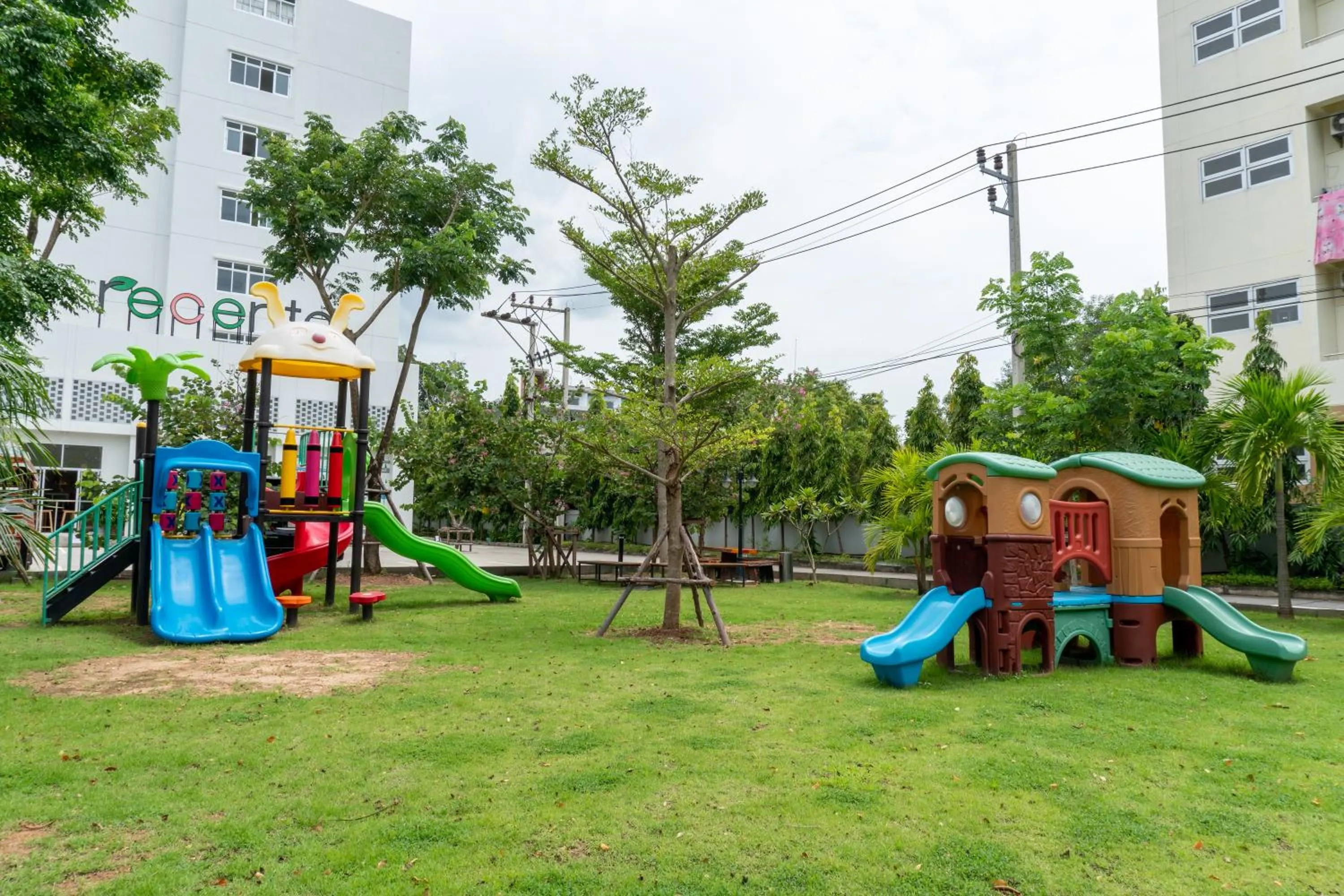 Children play ground in Recenta Suite Phuket Suanluang