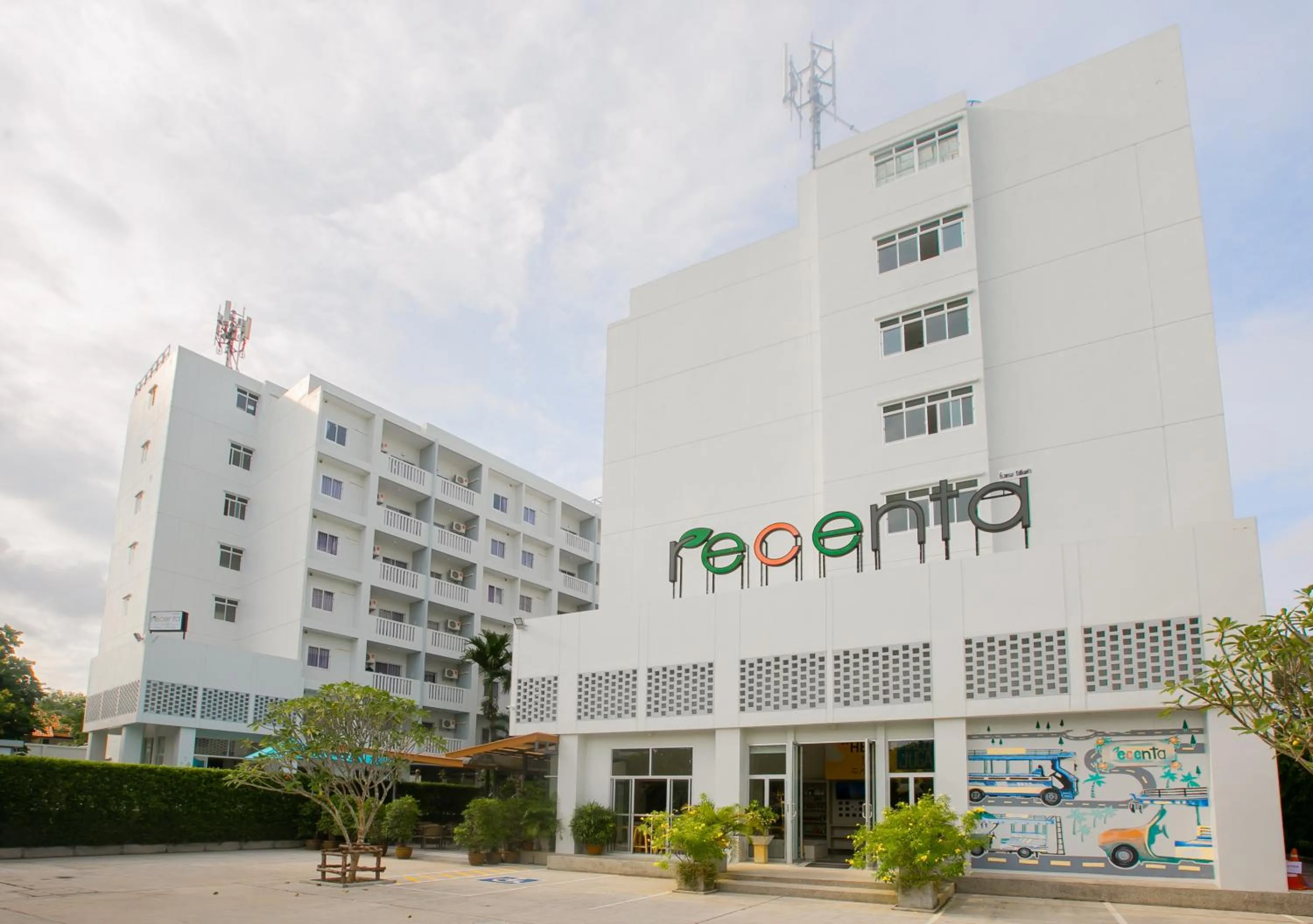 Property building in Recenta Suite Phuket Suanluang